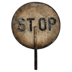 Railroad Train Sign, America 1930