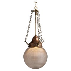 Holophane Globe Pendant, Italy 1910