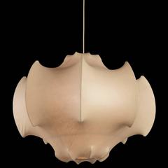 Resin Cocoon Pendant by Achille & Pier Giacomo Castiglione for Flos, circa 1960