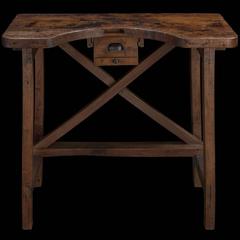 Pine and Hardwood Work Table, circa 1900