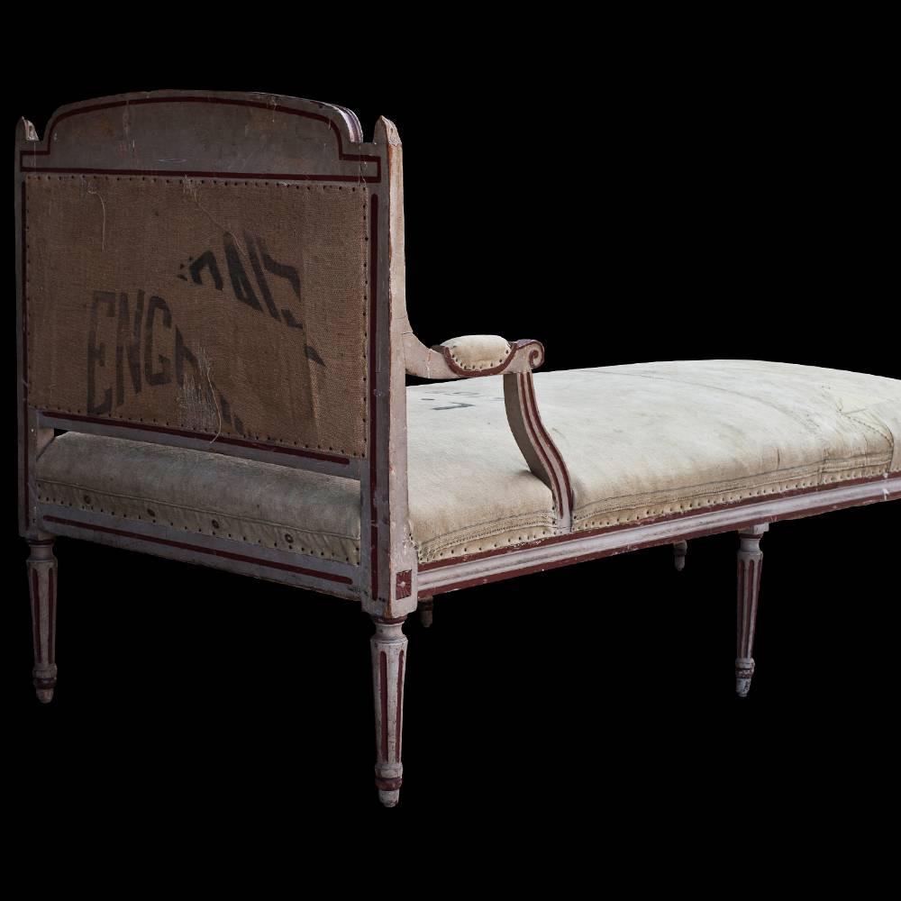 French Monumental Chaise Lounge, France, circa 1860