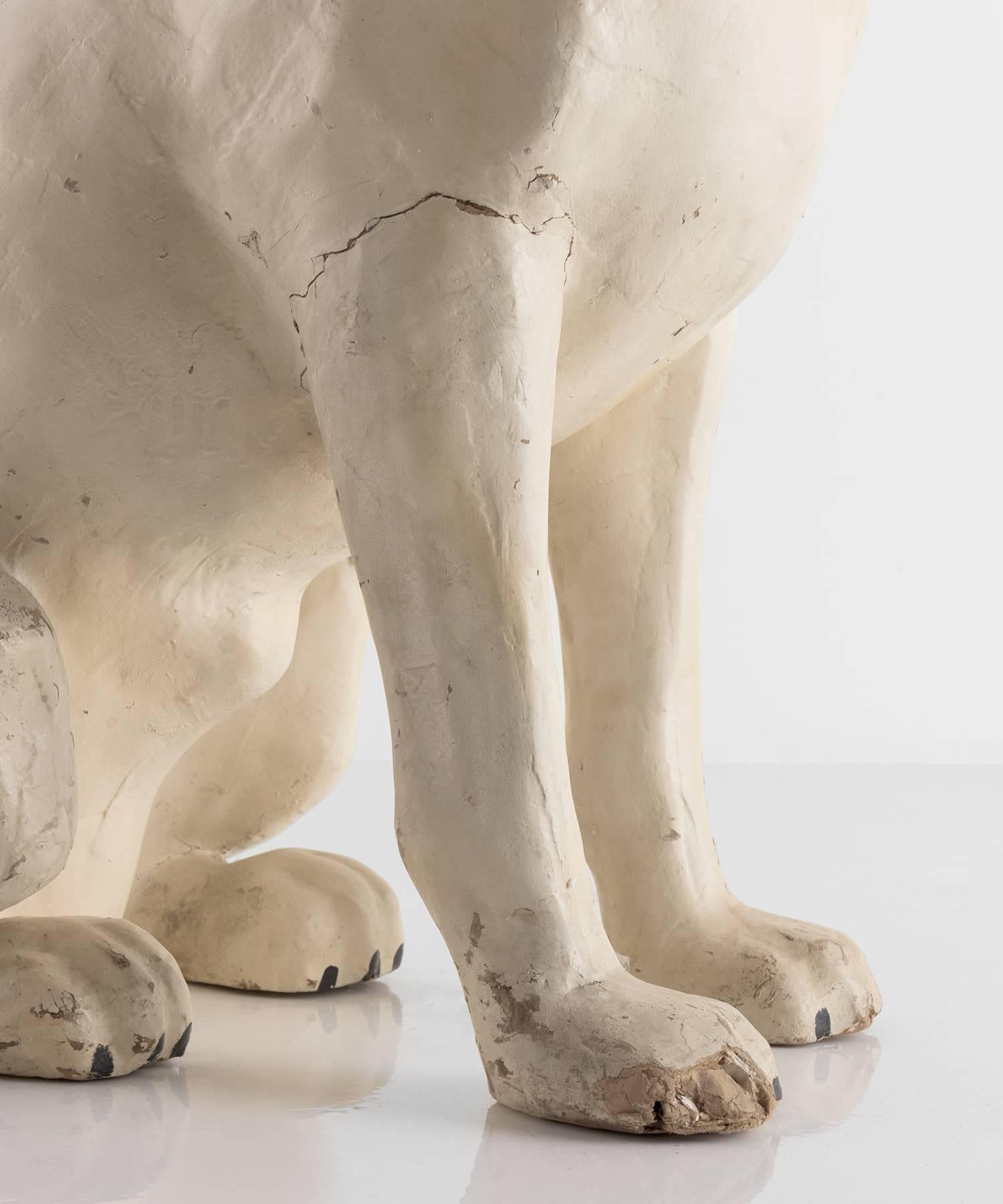 Paint Papier Mâché RCA Victory Nipper Dog, circa 1920