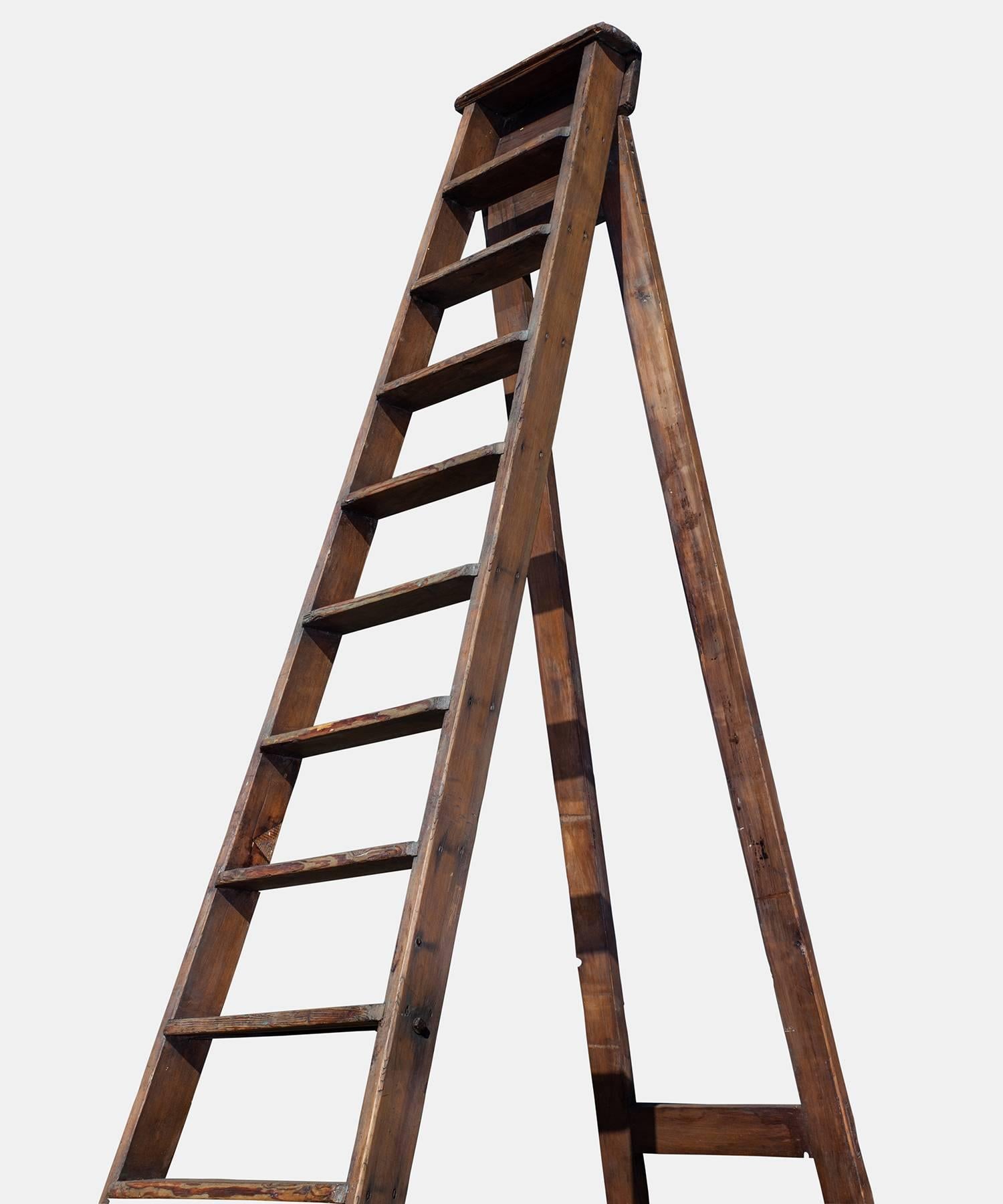 English Victorian Workman's Ladder