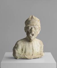 White Marble Sculpted Bust of Boy by Aime-Jules Dalou, circa 1880