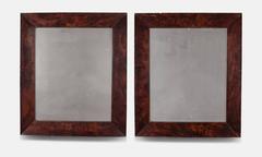 Pair of Victorian Wood Mirrors