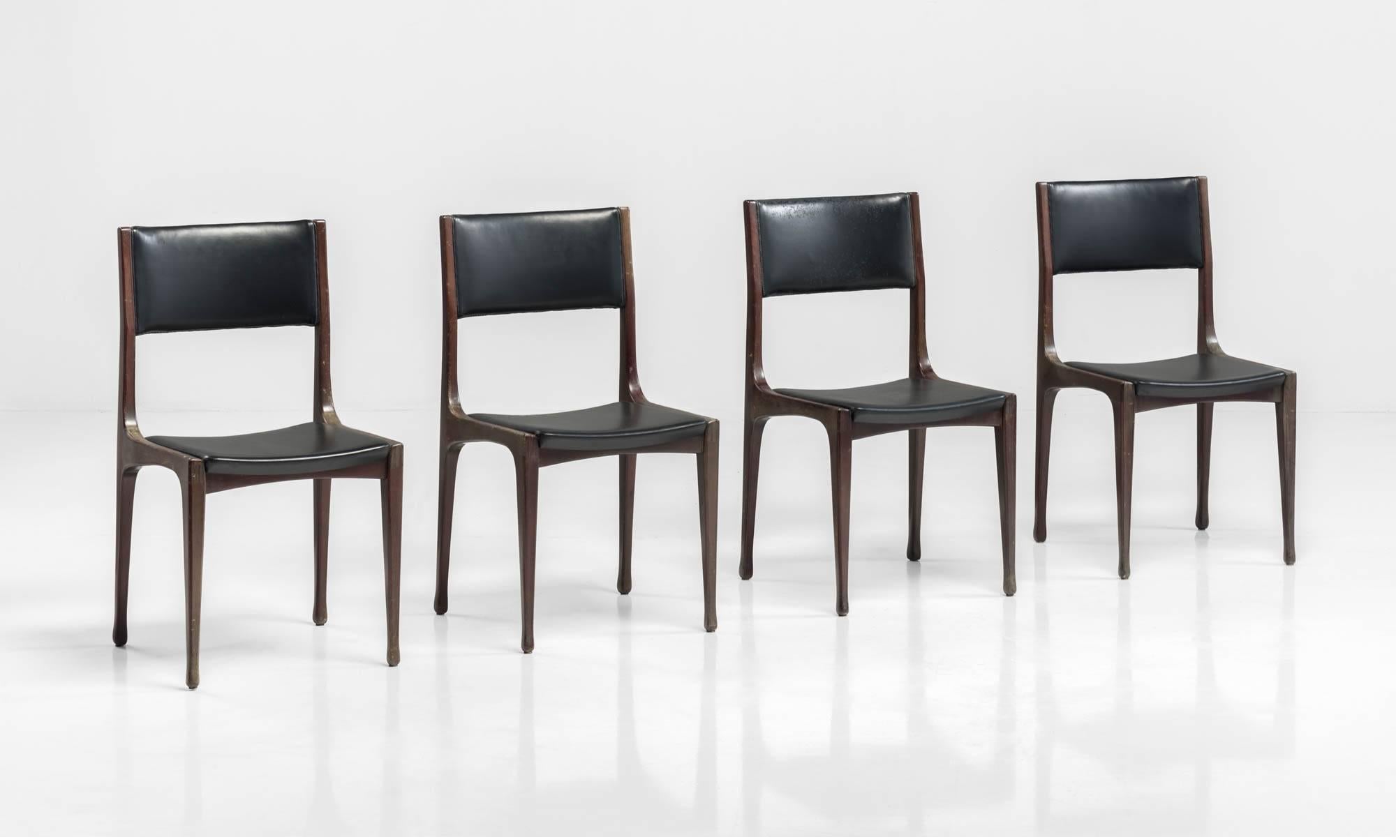 Modern Set of Eight Dining Chairs by Carlo Di Carli