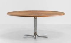 Sunburst Round Dining Table, circa 1950