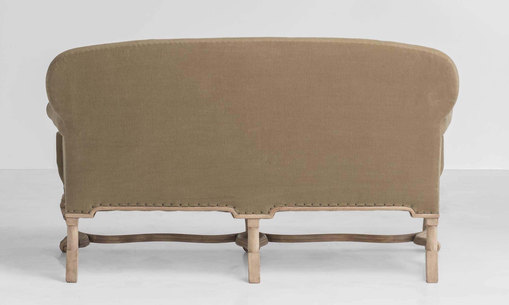 English Upholstered Country Sofa, England, circa 1930