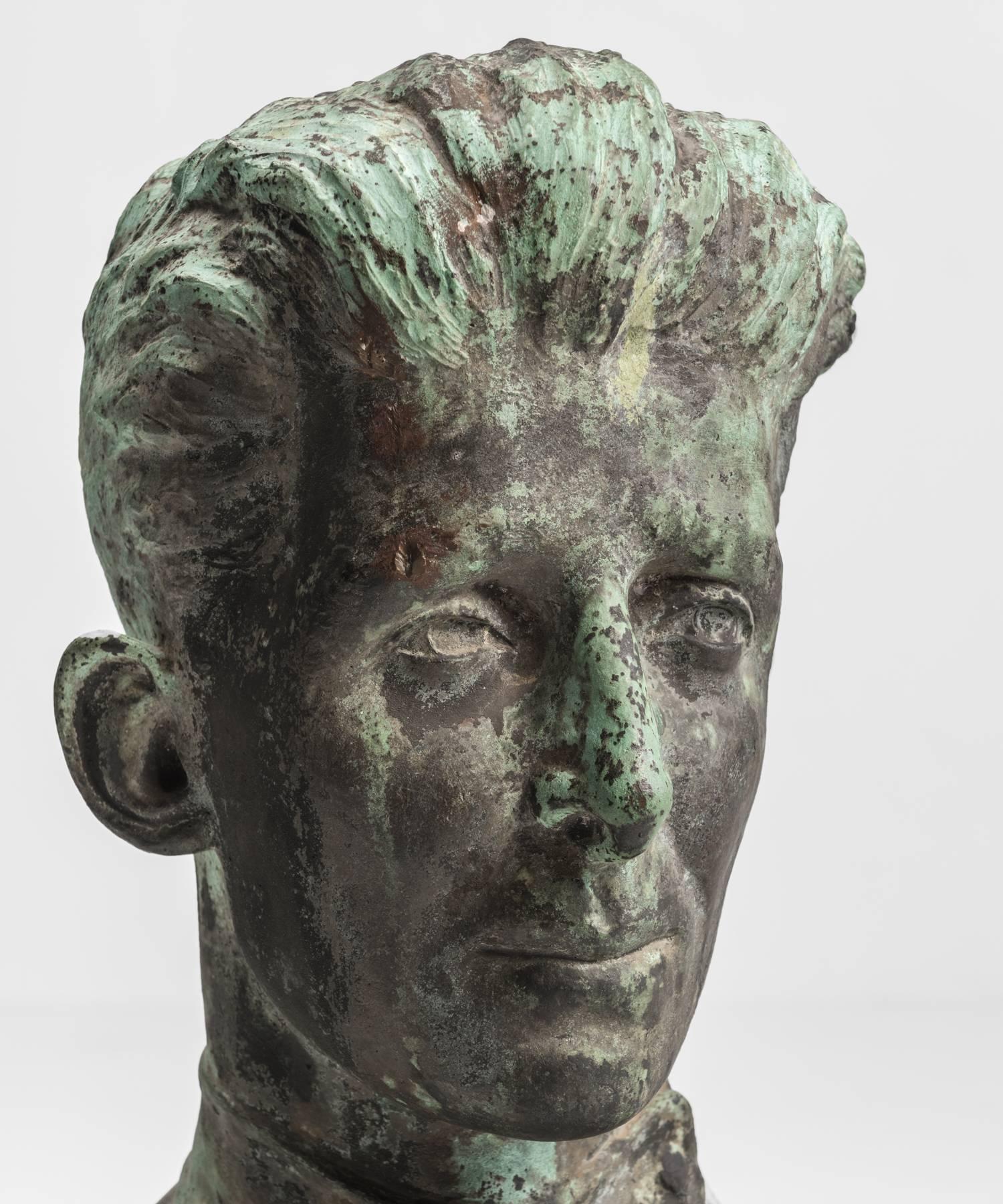 Mid-20th Century Bronze Bust, circa 1950