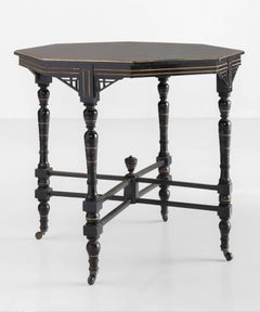 Aesthetic Movement Ornate Side Table, circa 1880