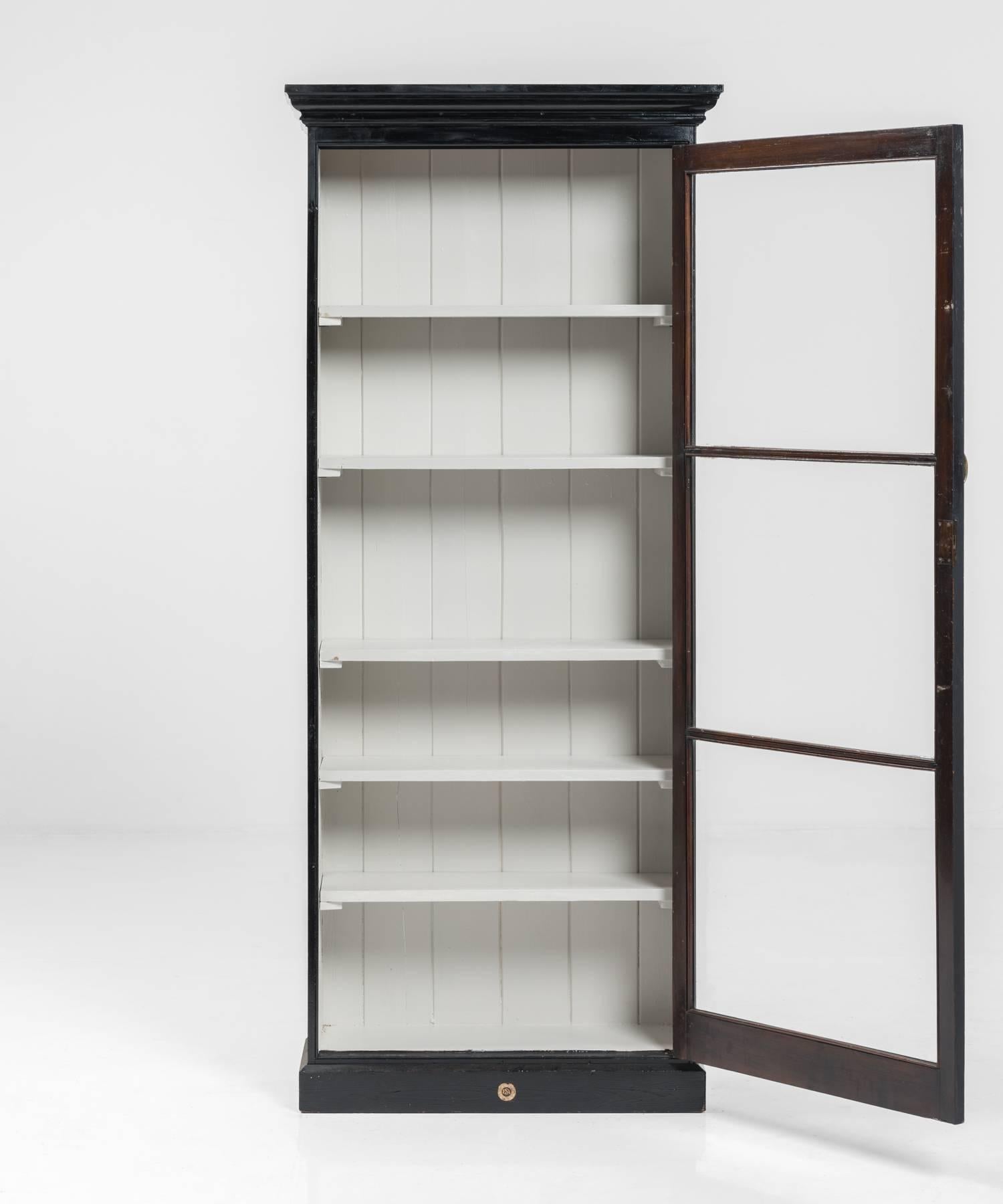 English Edwardian Library Bookcase, circa 1910
