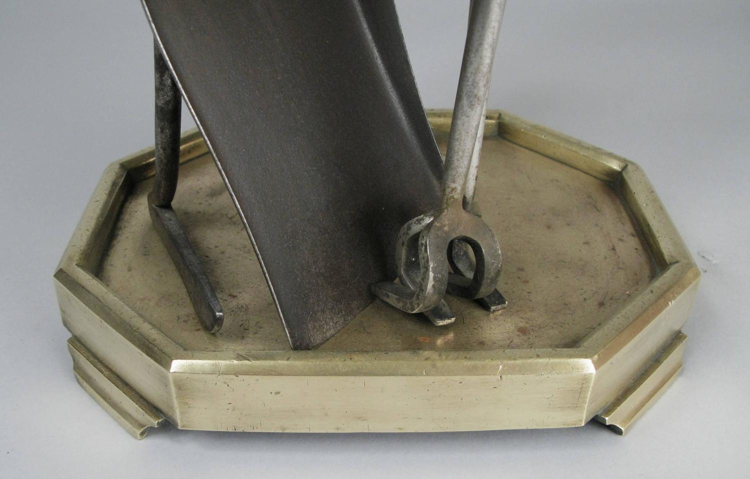 Set of Antique Brass Fireplace Tools at 1stdibs