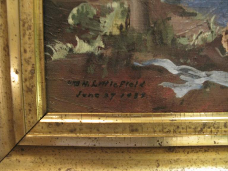 Oil on Canvas Painting circa 1934 by William Littlefield at 1stDibs
