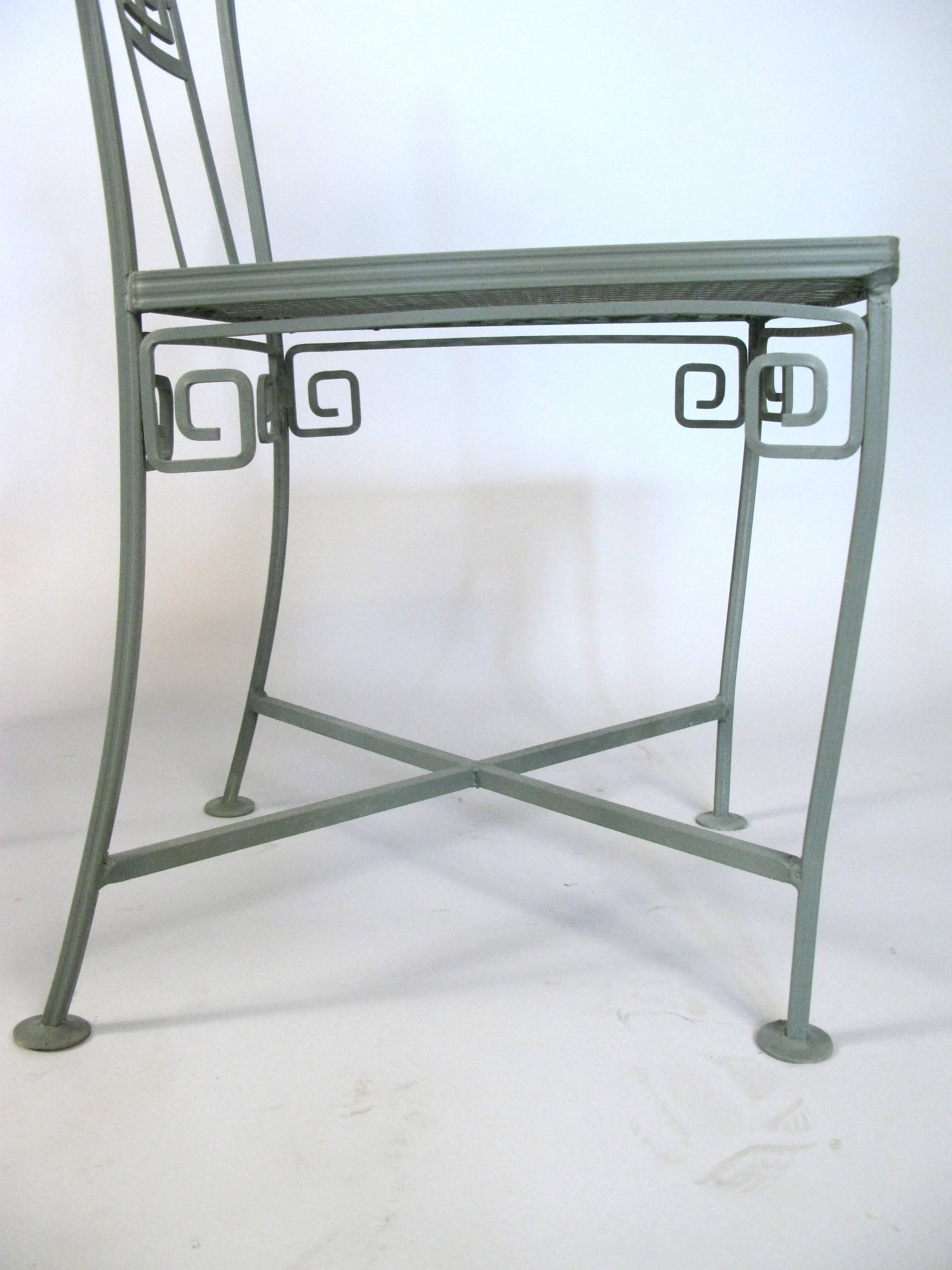vintage wrought iron dining set