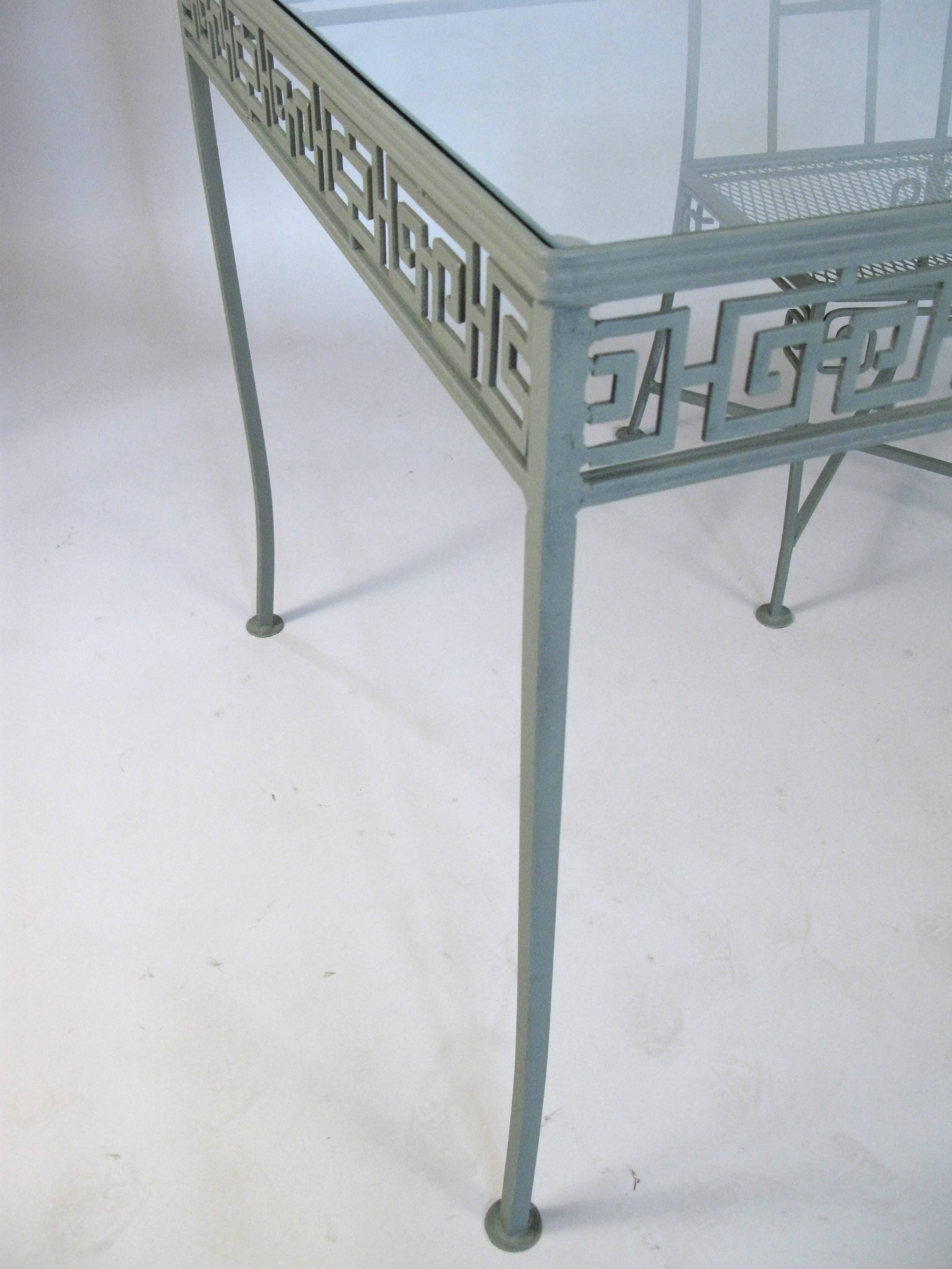 greek style table and chairs
