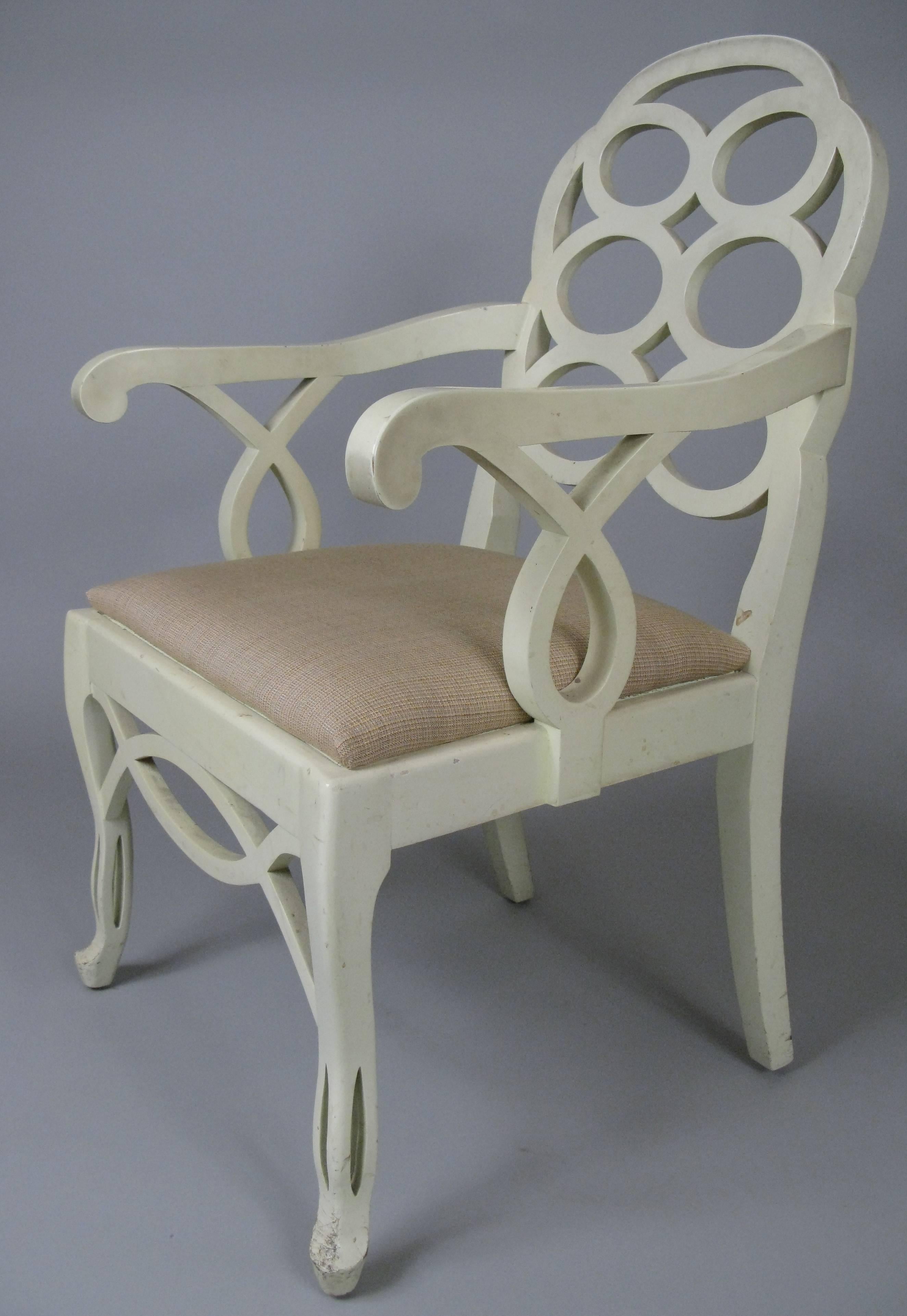 Mid-20th Century Set of Four Vintage Loop Chairs by Frances Elkins