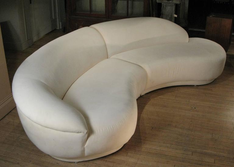 Sculptural Curved Sectional Sofa By Thayer Coggin At 1stdibs American Sculptural Curved Sectional Sofa By Thayer Coggin For