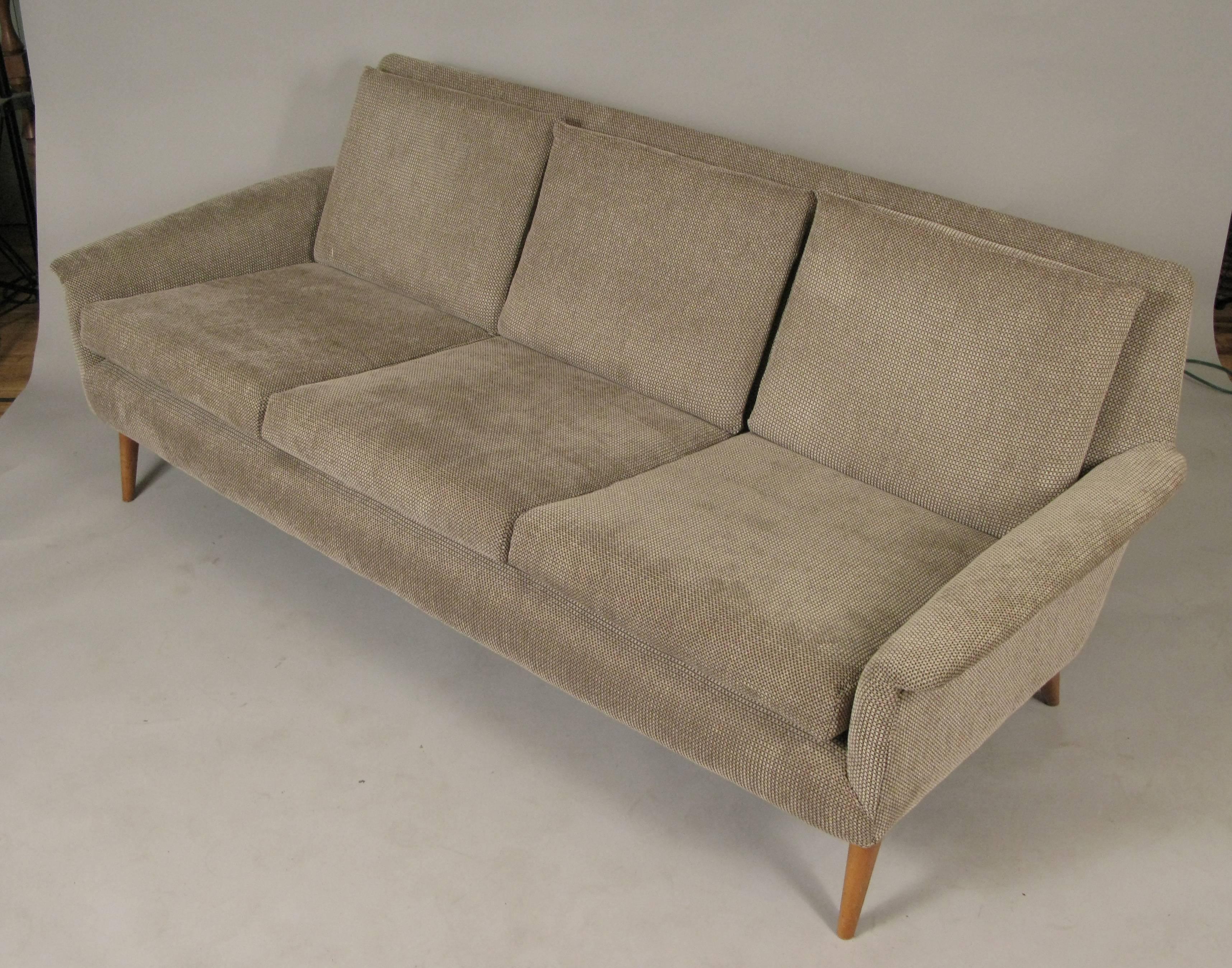 Scandinavian Modern Vintage 1960s Danish Sofa by Folke Ohlsson