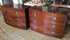 Pair of 1940s Rosewood Chests by Gilbert Rohde for Herman Miller