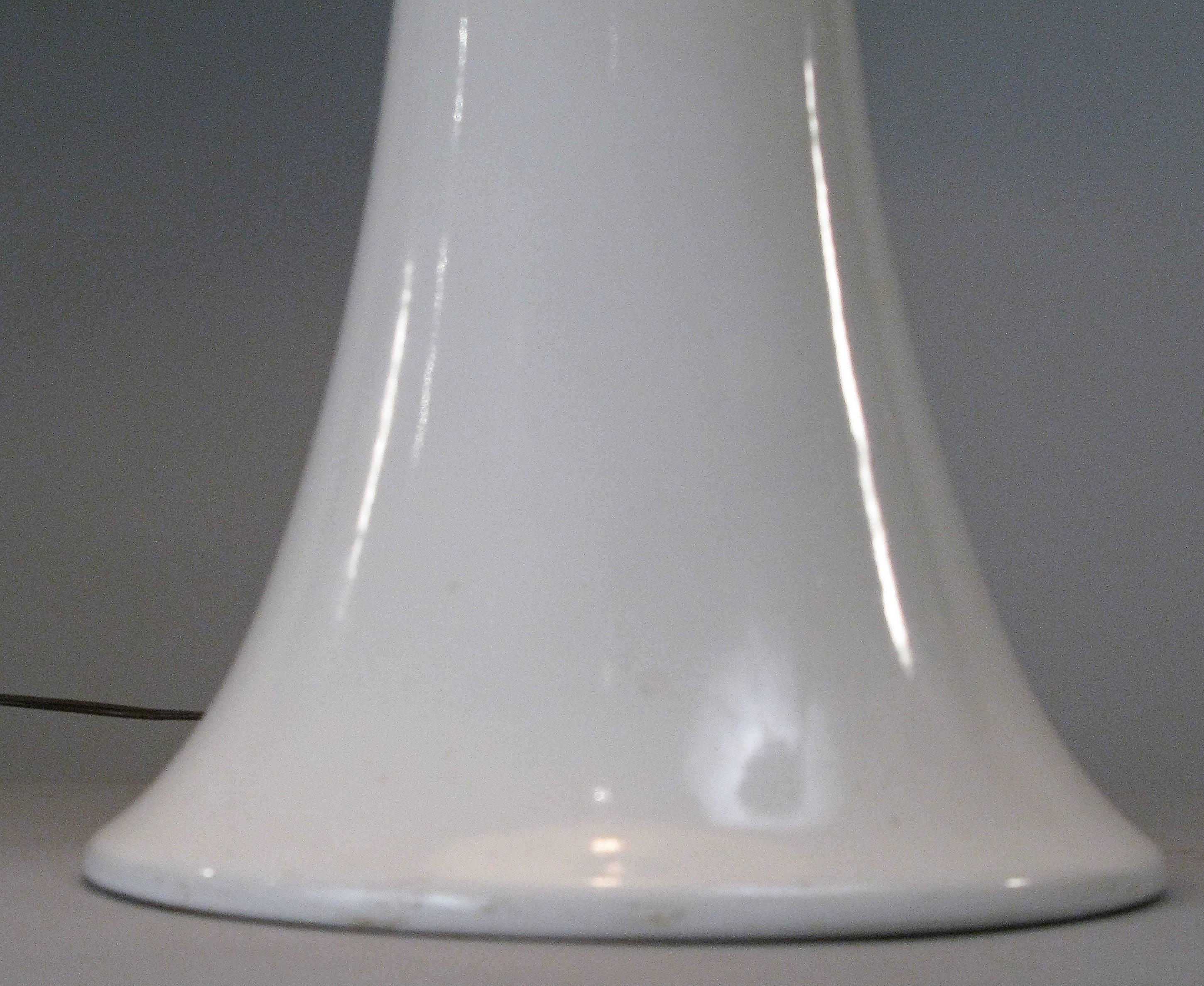 Mid-Century Modern Vintage 1960s, Italian Ceramic Table Lamp