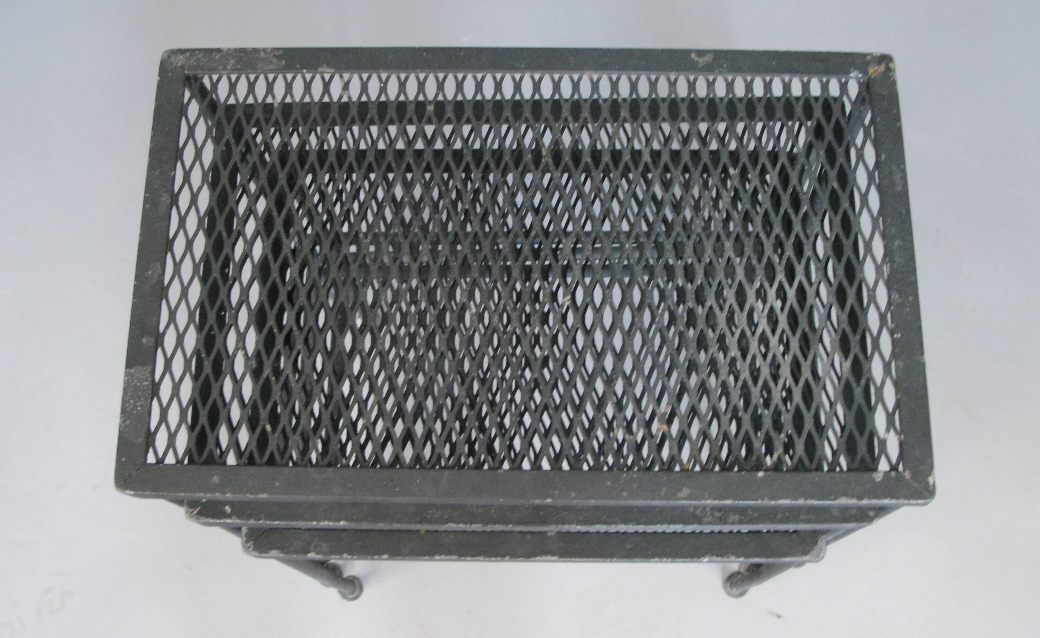 wrought iron nest of tables
