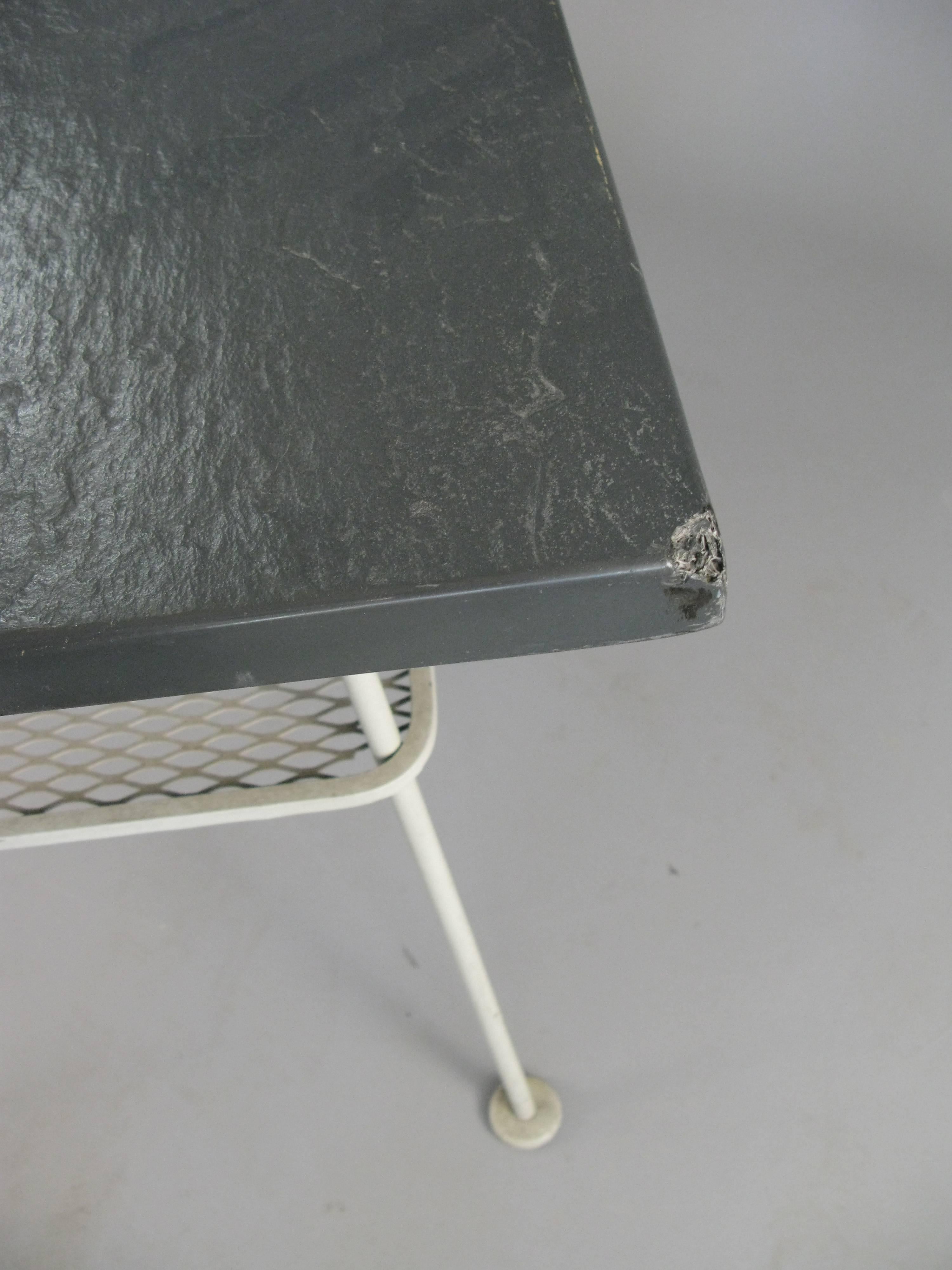 Mid-20th Century Vintage 1950s Sculptura Wrought Iron Table by Russell Woodard