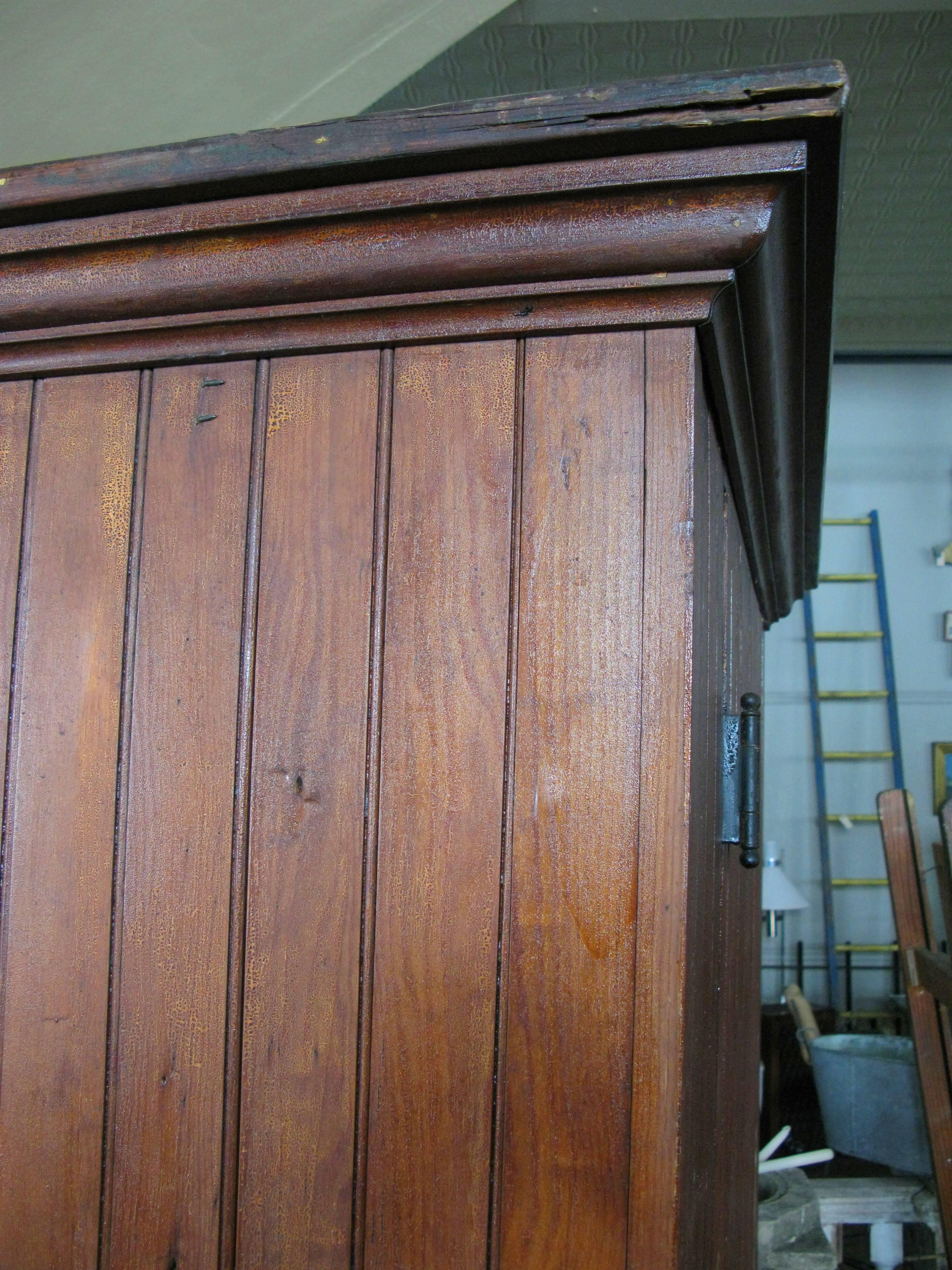 antique beadboard cupboard
