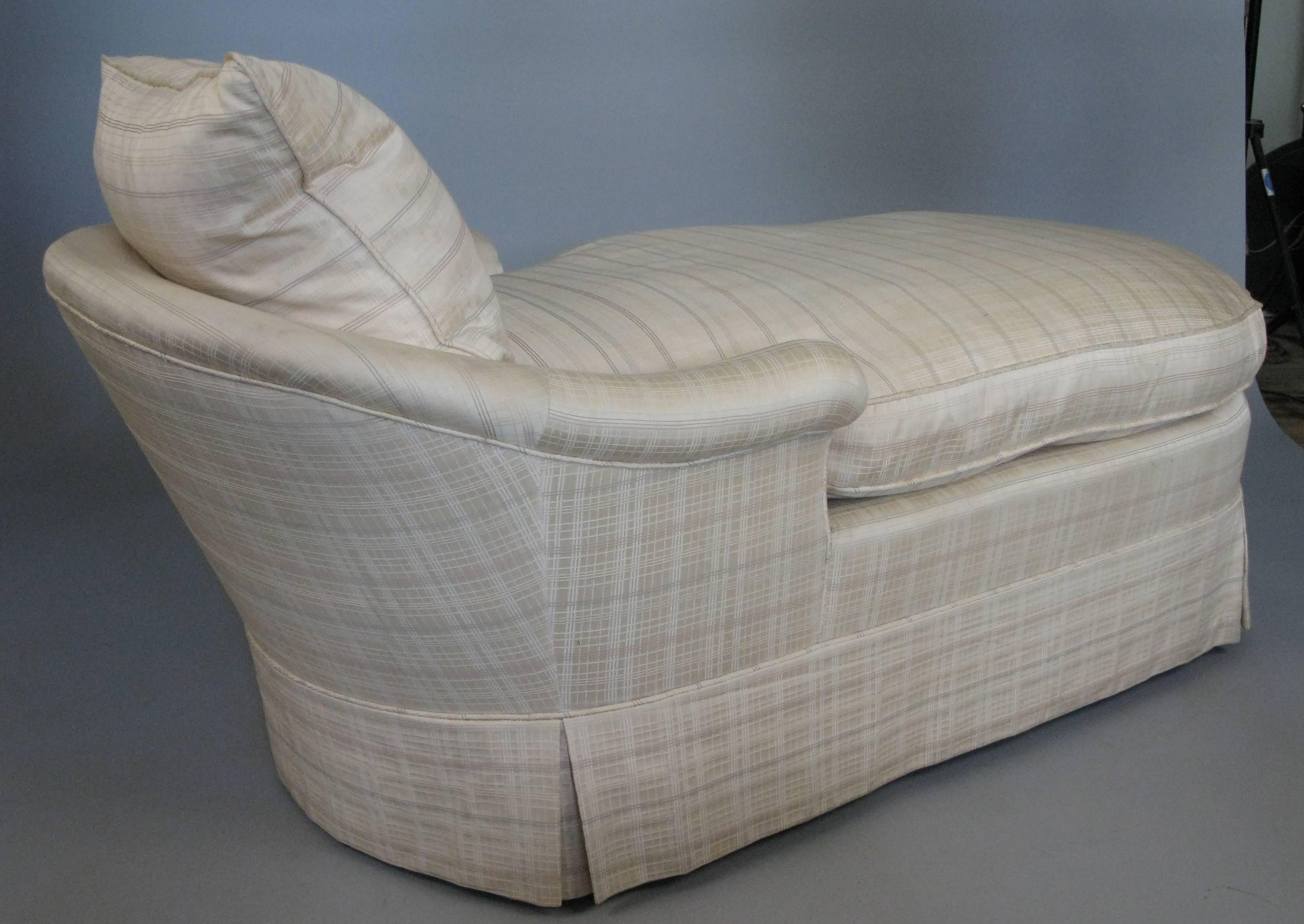 down feather chaise lounge