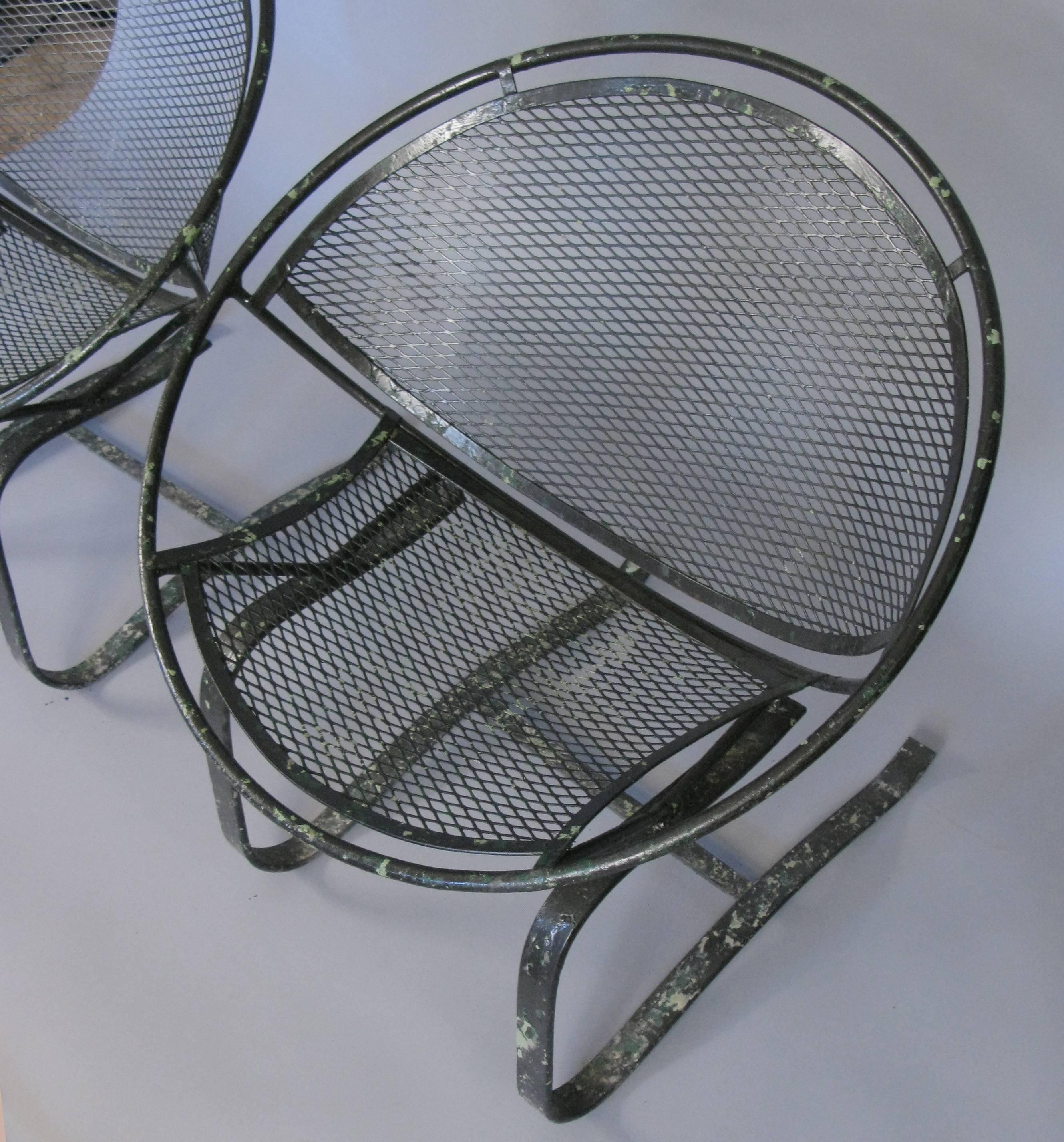 Pair of 1950s Radar Collection Lounge Chairs by Tempestini for Salterini 2