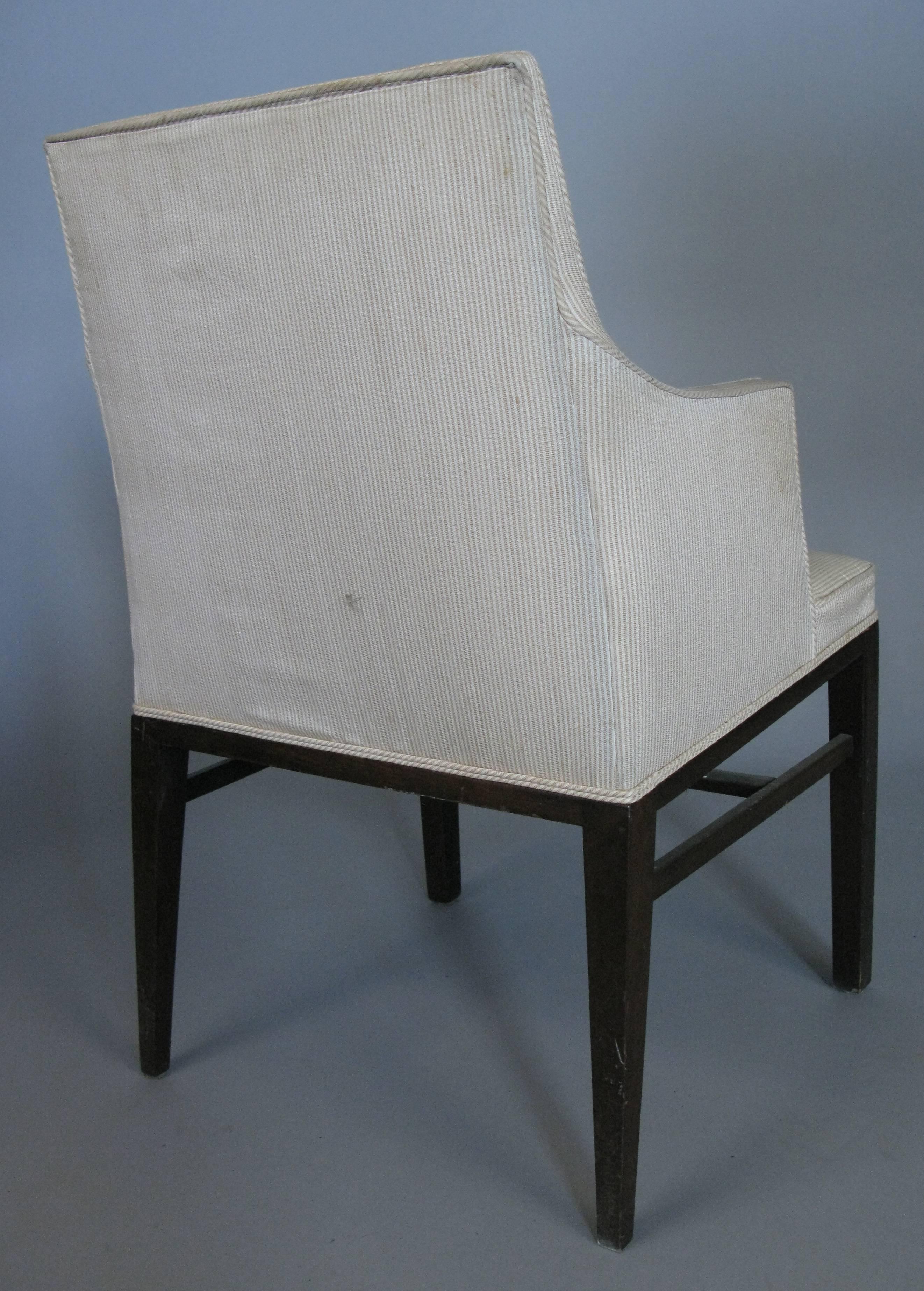 Set of Six Vintage Dining Chairs by Edward Wormley for Dunbar 2