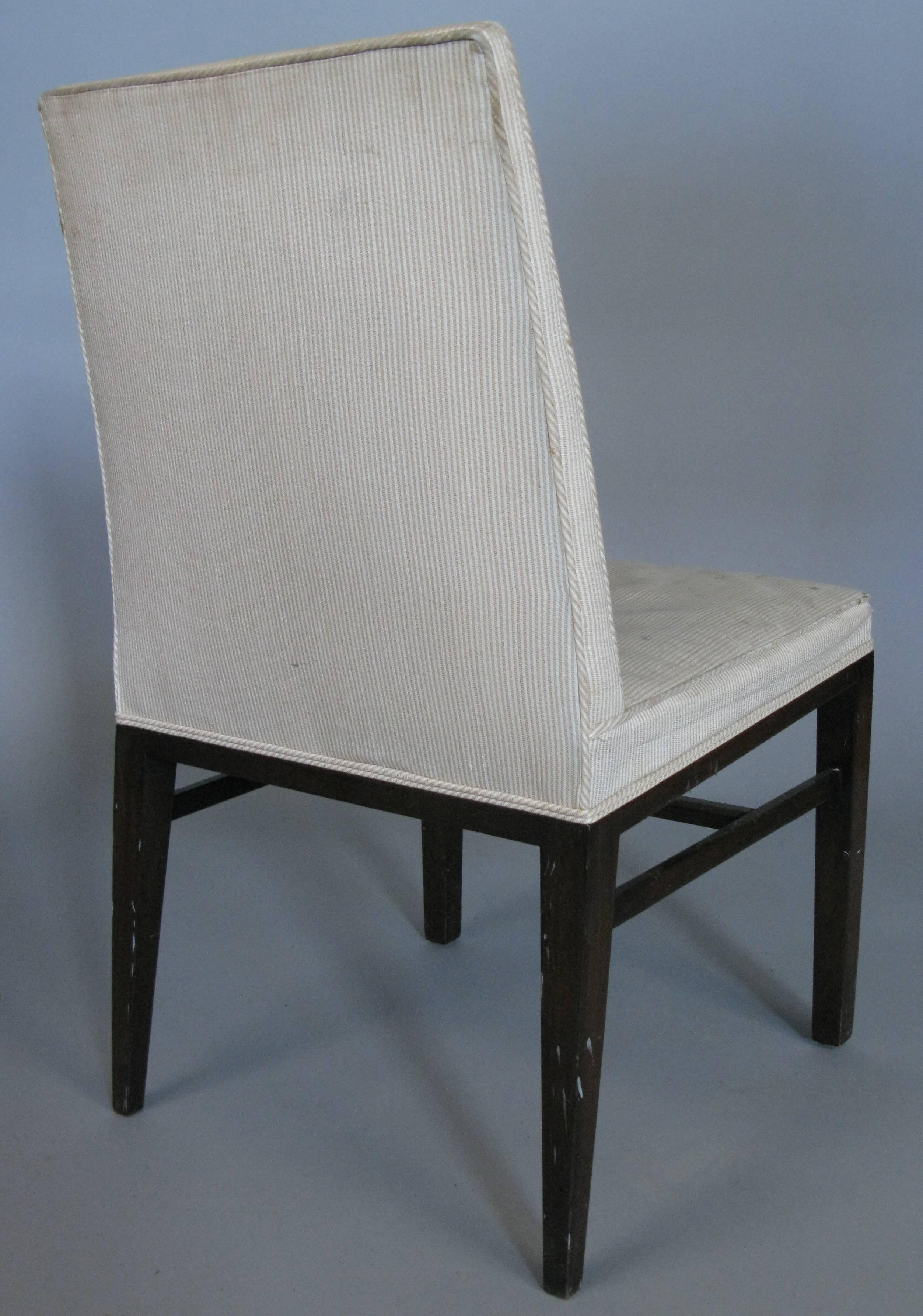 Set of Six Vintage Dining Chairs by Edward Wormley for Dunbar 3