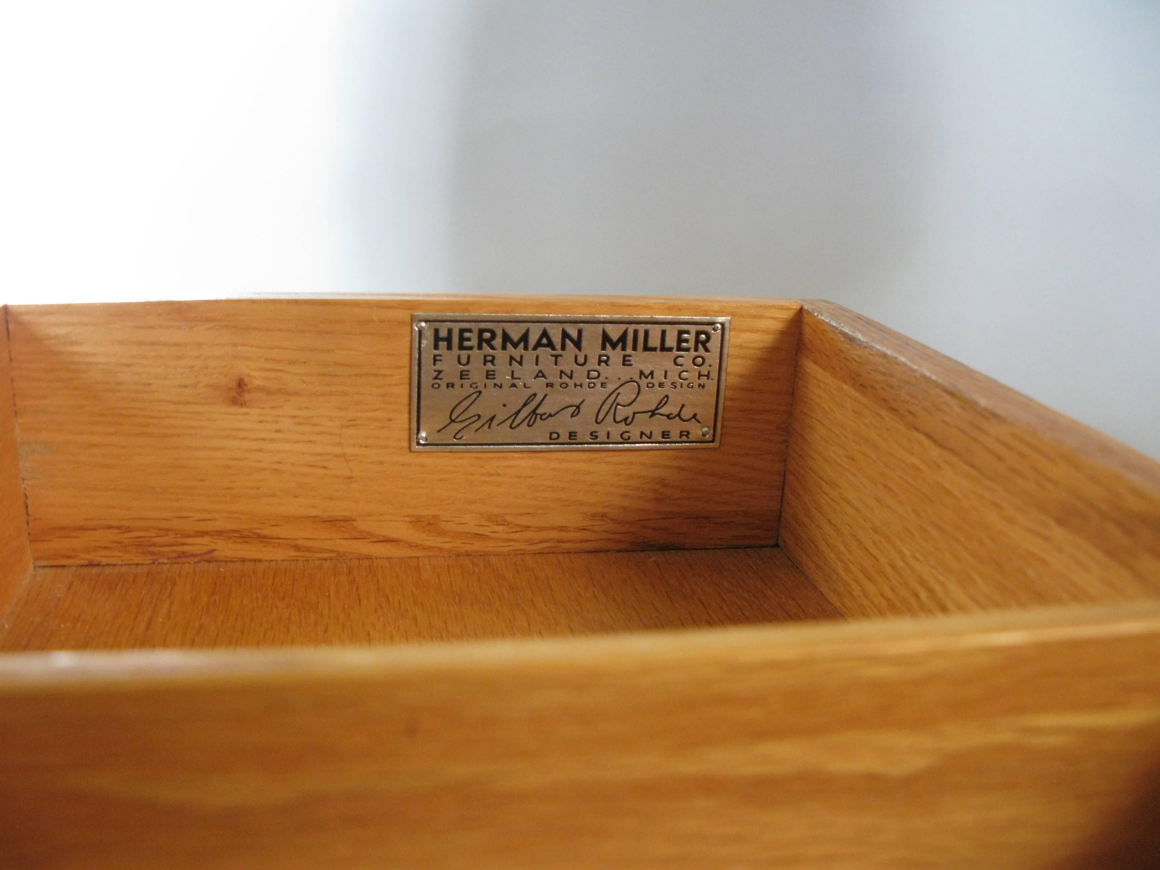 Mid-20th Century 1940s Rosewood Chests by Gilbert Rohde for Herman Miller
