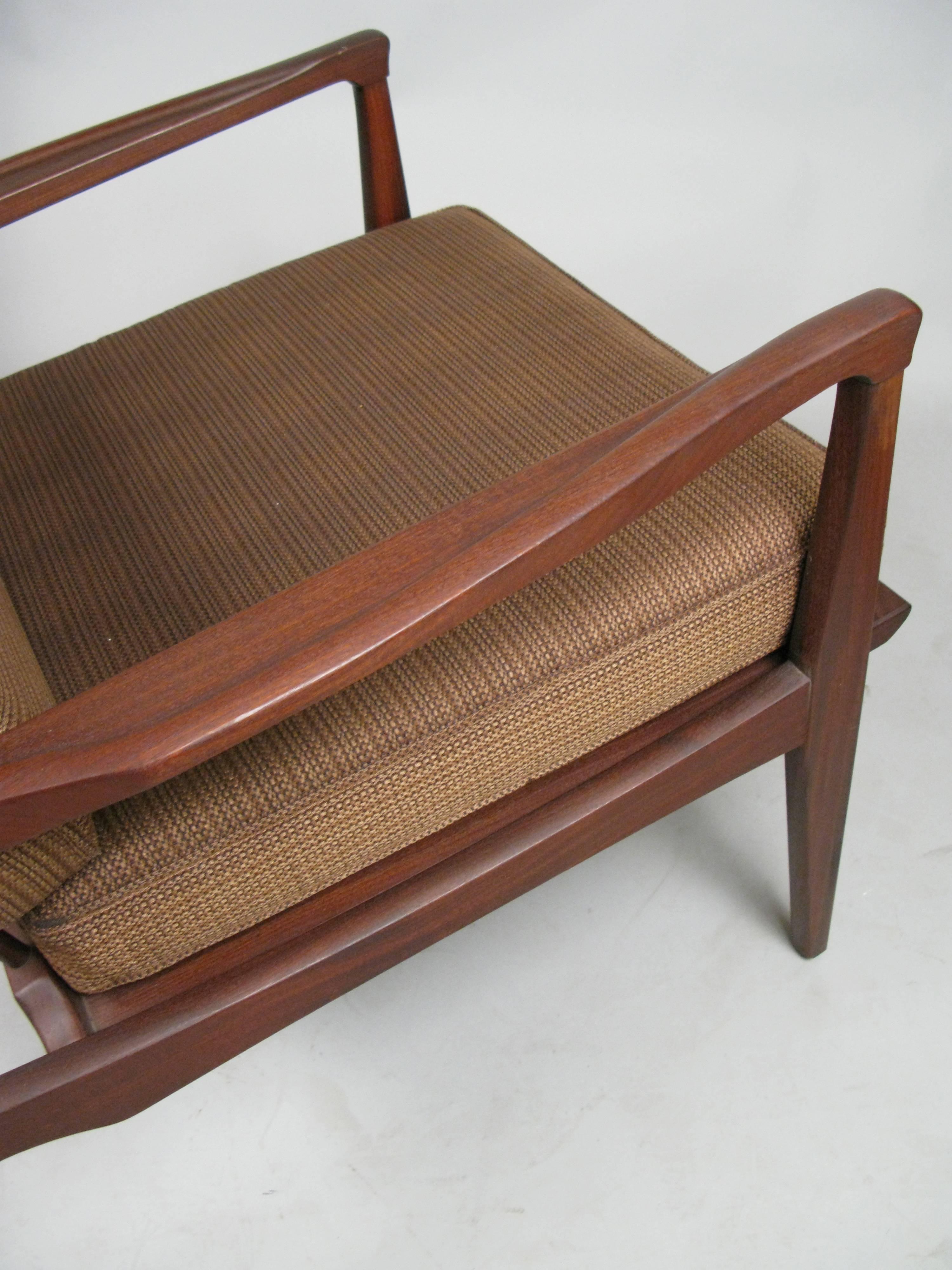 Norwegian Pair of Scandinavian 1950s Teak Lounge Chairs