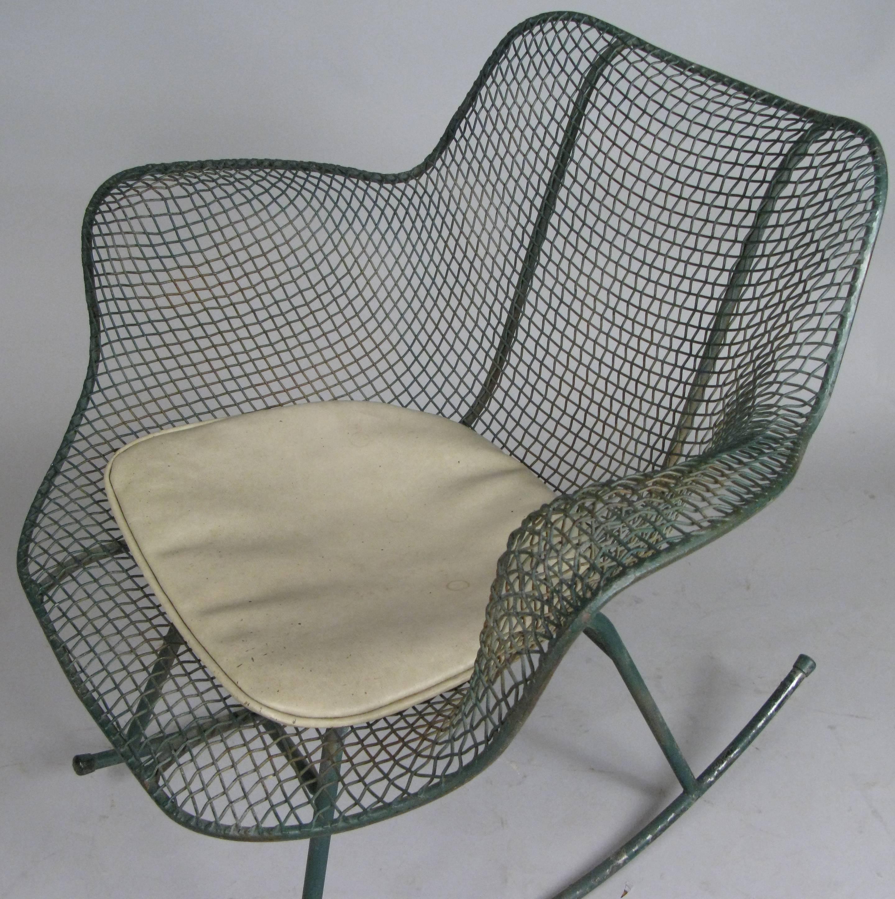 Mid-20th Century Classic Modern Sculptura Rocking Chair by Russell Woodard