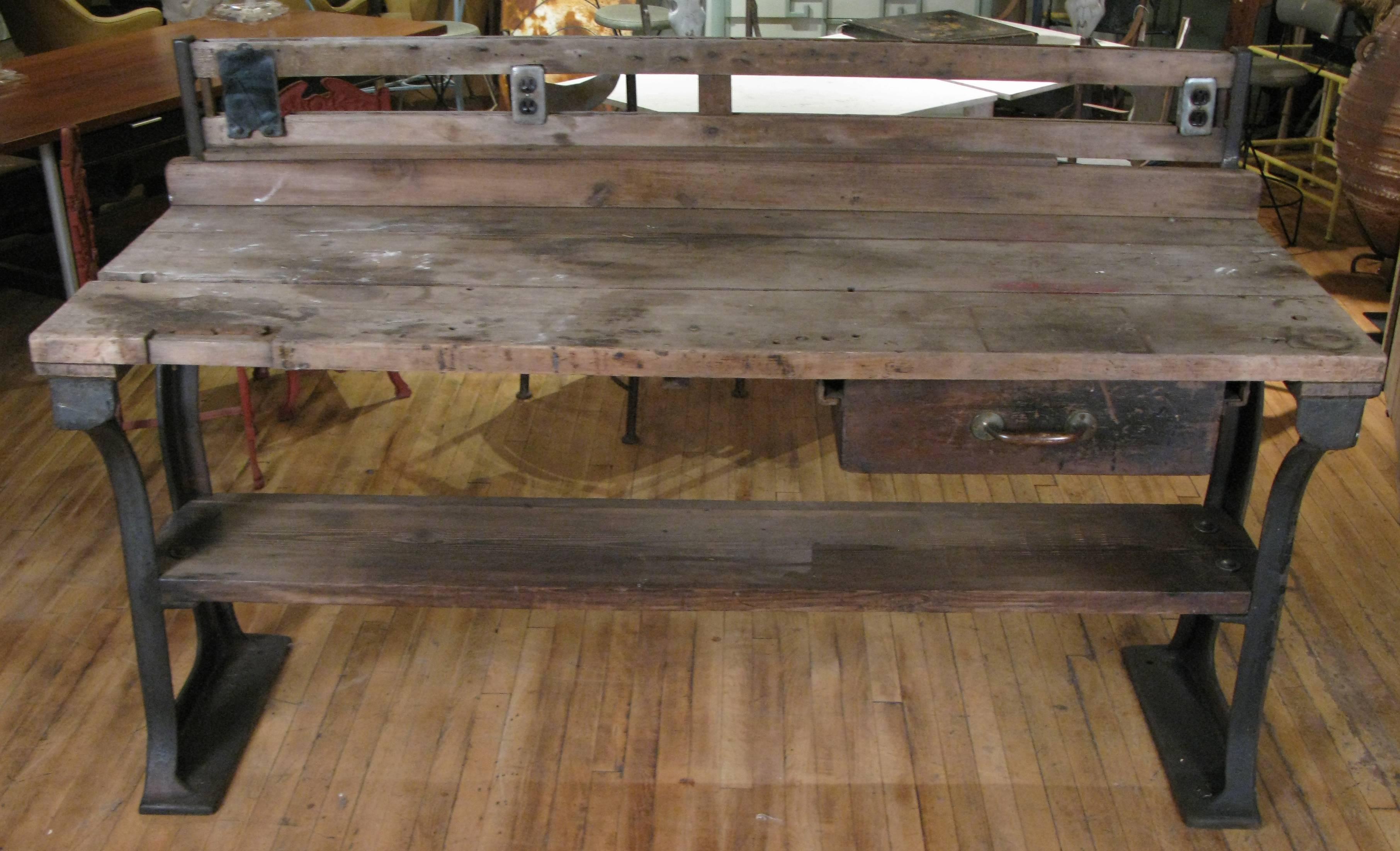 antique workbench