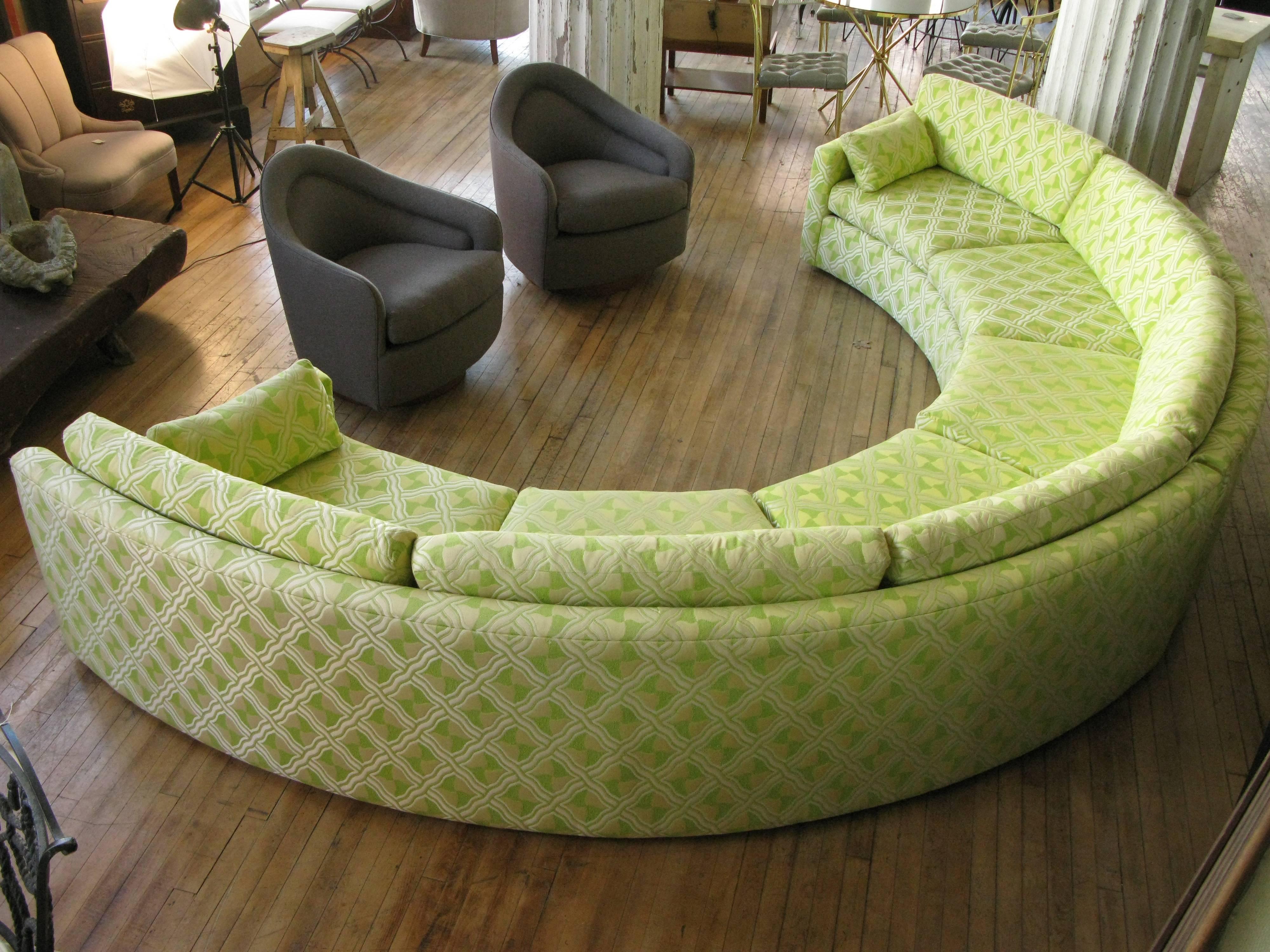 semi circle sofa set