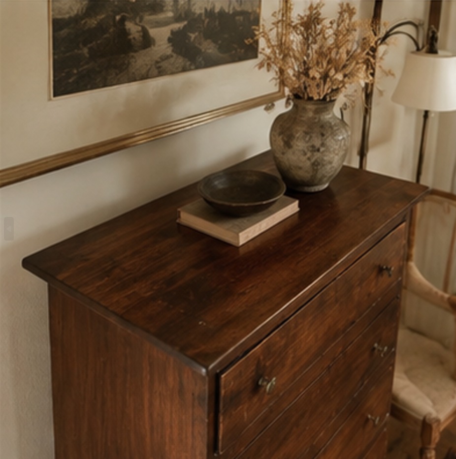 Beech Wood Seven-Drawer Tall Chest of Drawers, 1970s