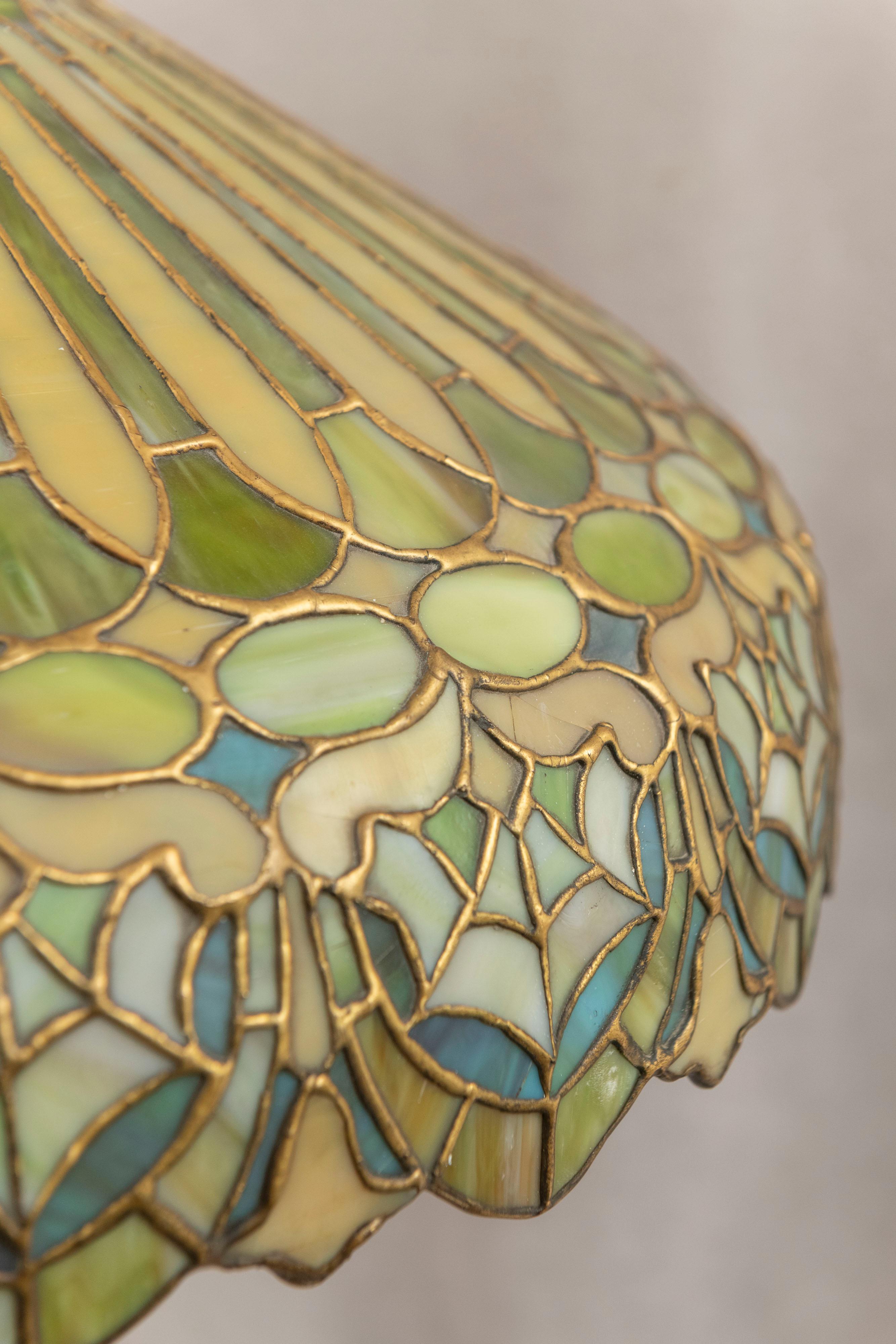 Leaded Glass Lamp,  