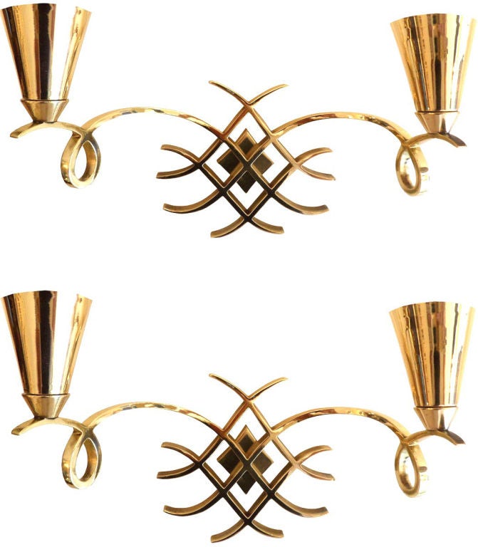 French Pair of Sconces For Sale