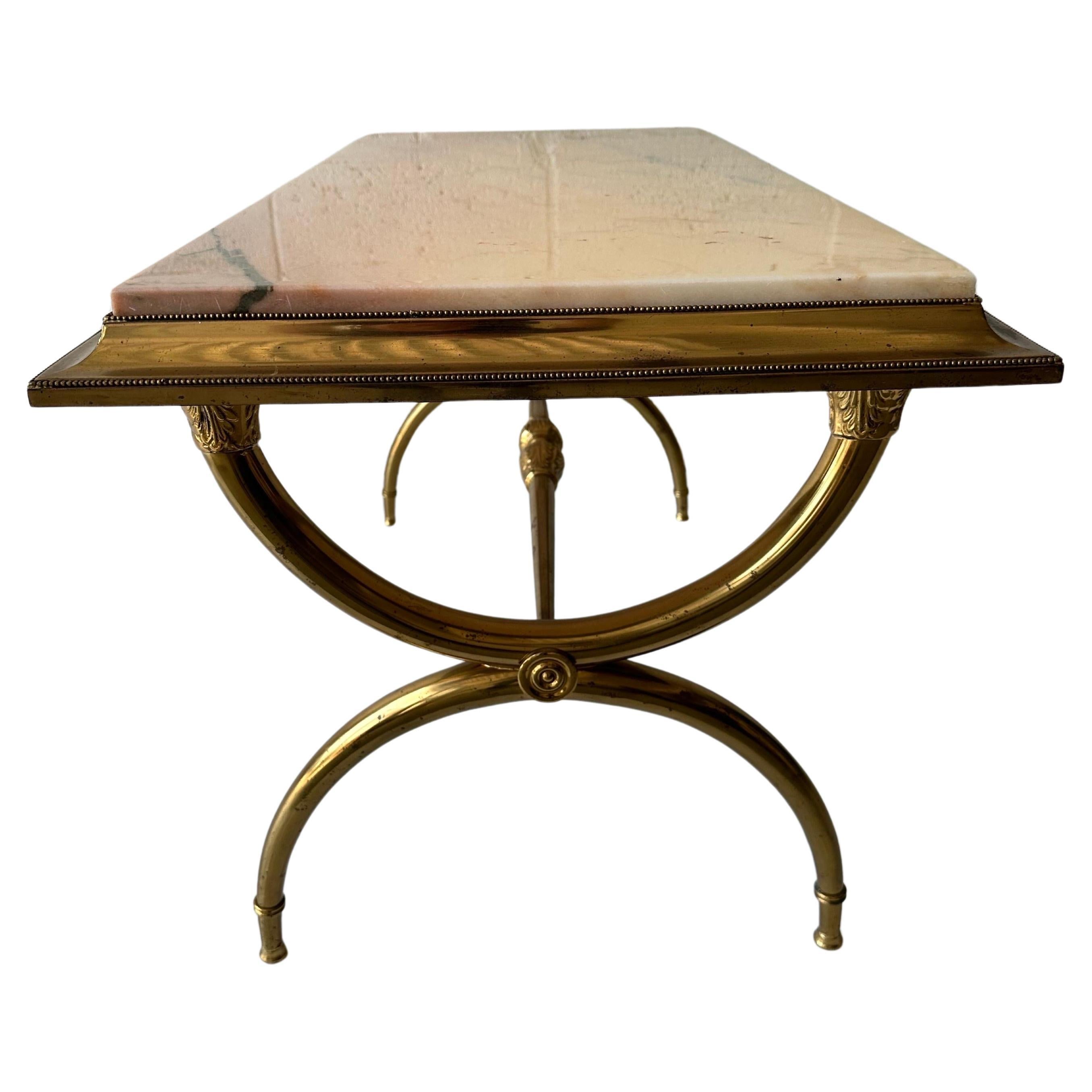 Raymond Subes Style Coffee Table  For Sale