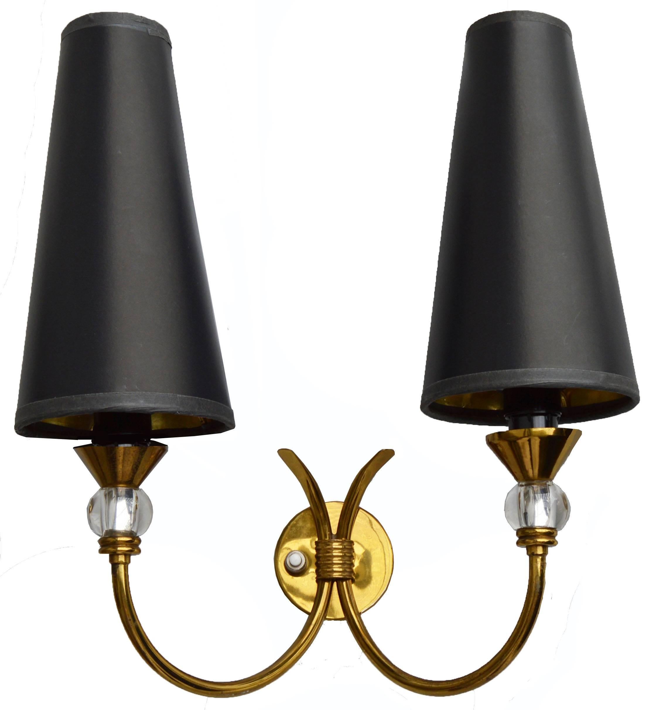 Maison Lunel Pair of Sconces In Excellent Condition For Sale In Miami, FL