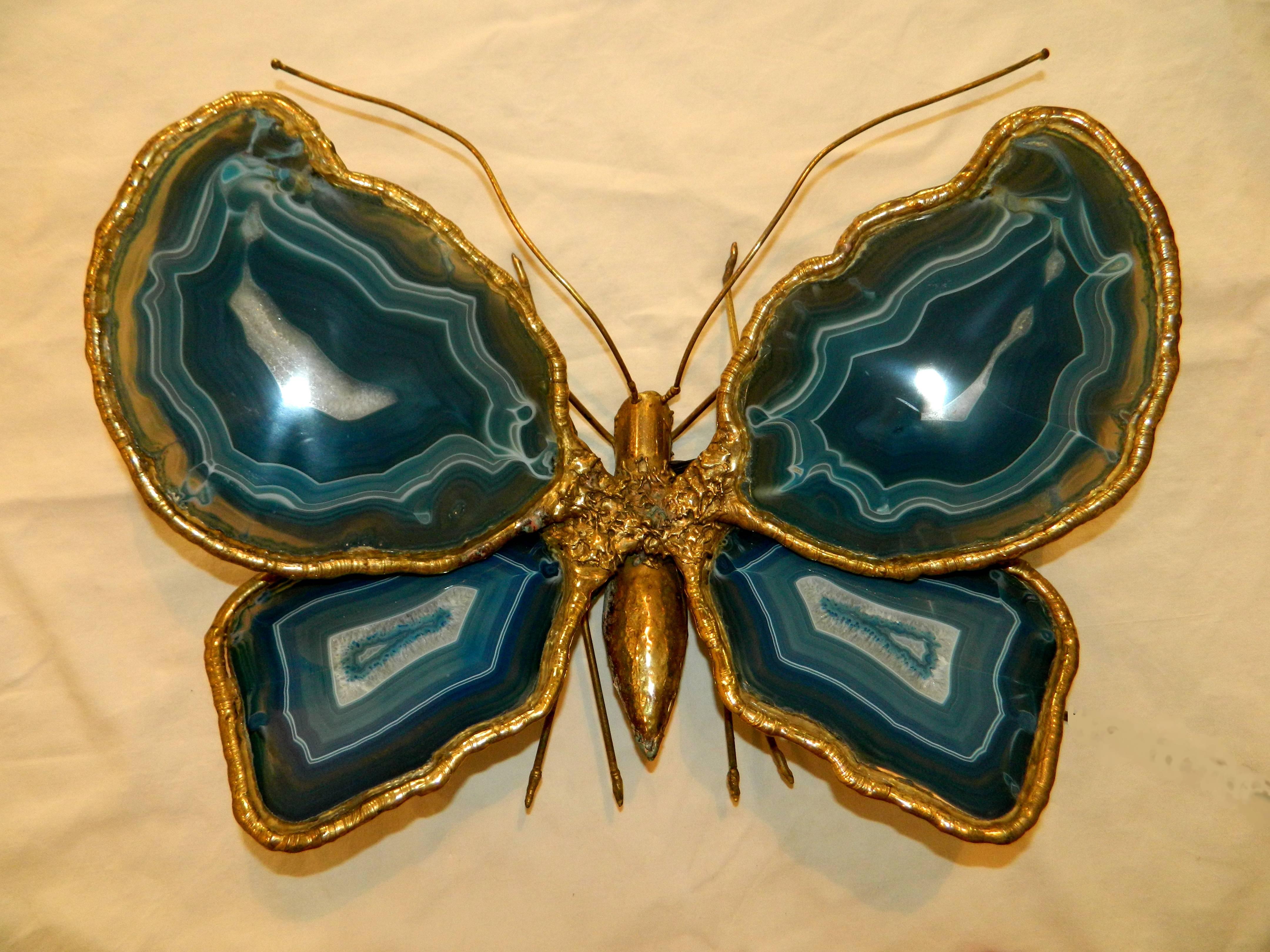 Bronze Butterfly Sculpture by Jacques Duval-Brasseur 1