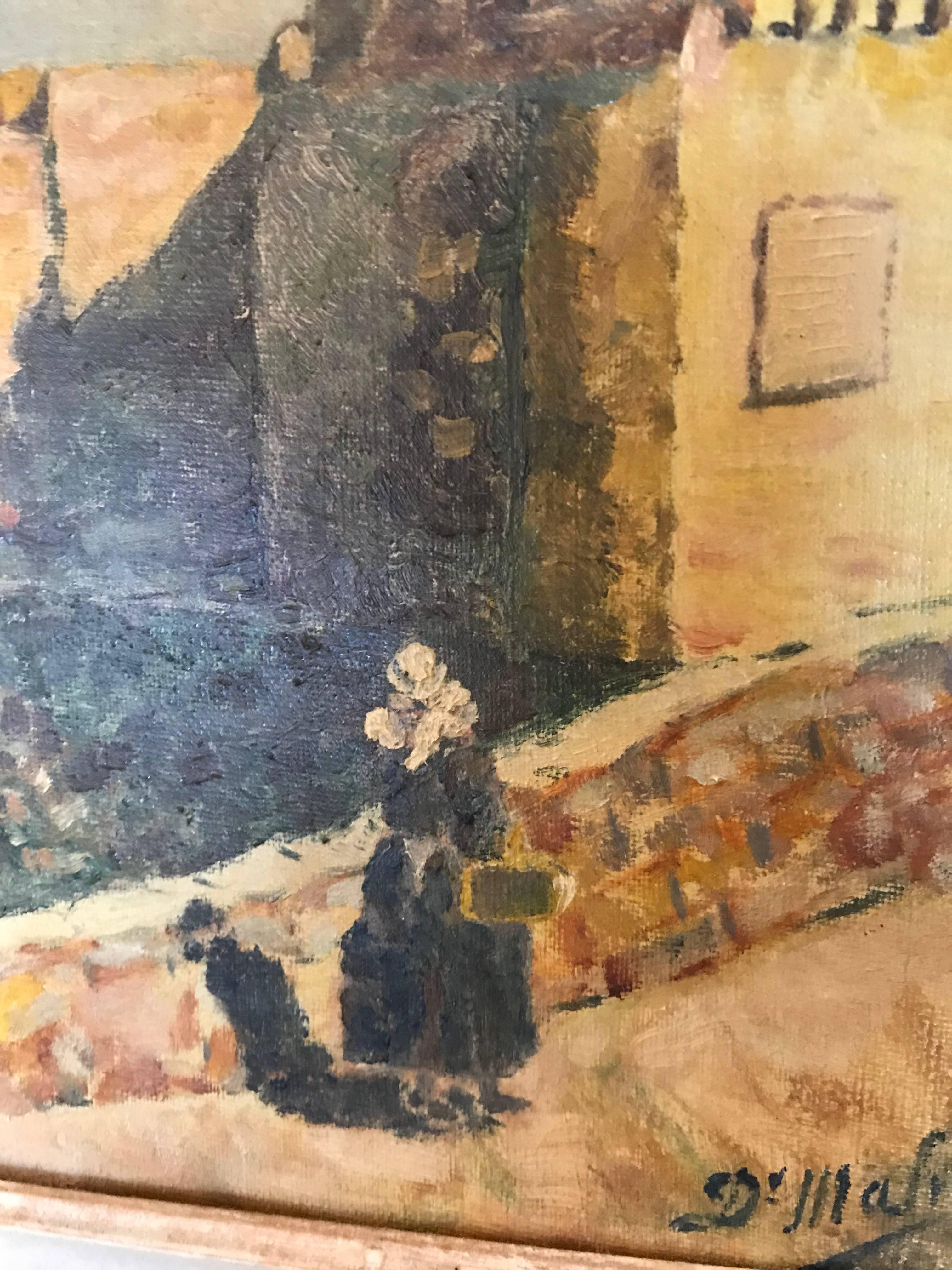 Country Peinture française ancienne « École de Pont Aven » en vente