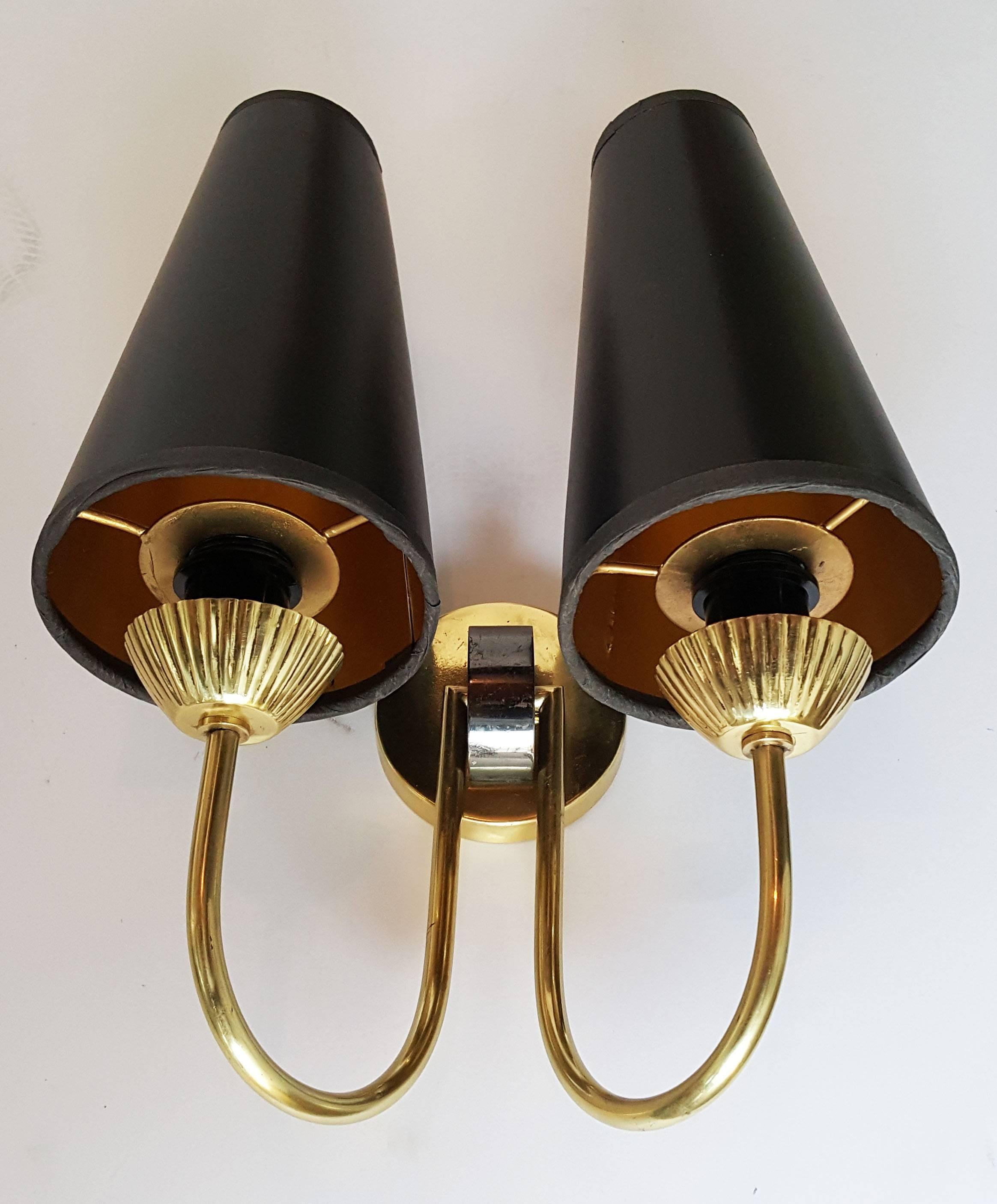 Francese Coppia di lampade 