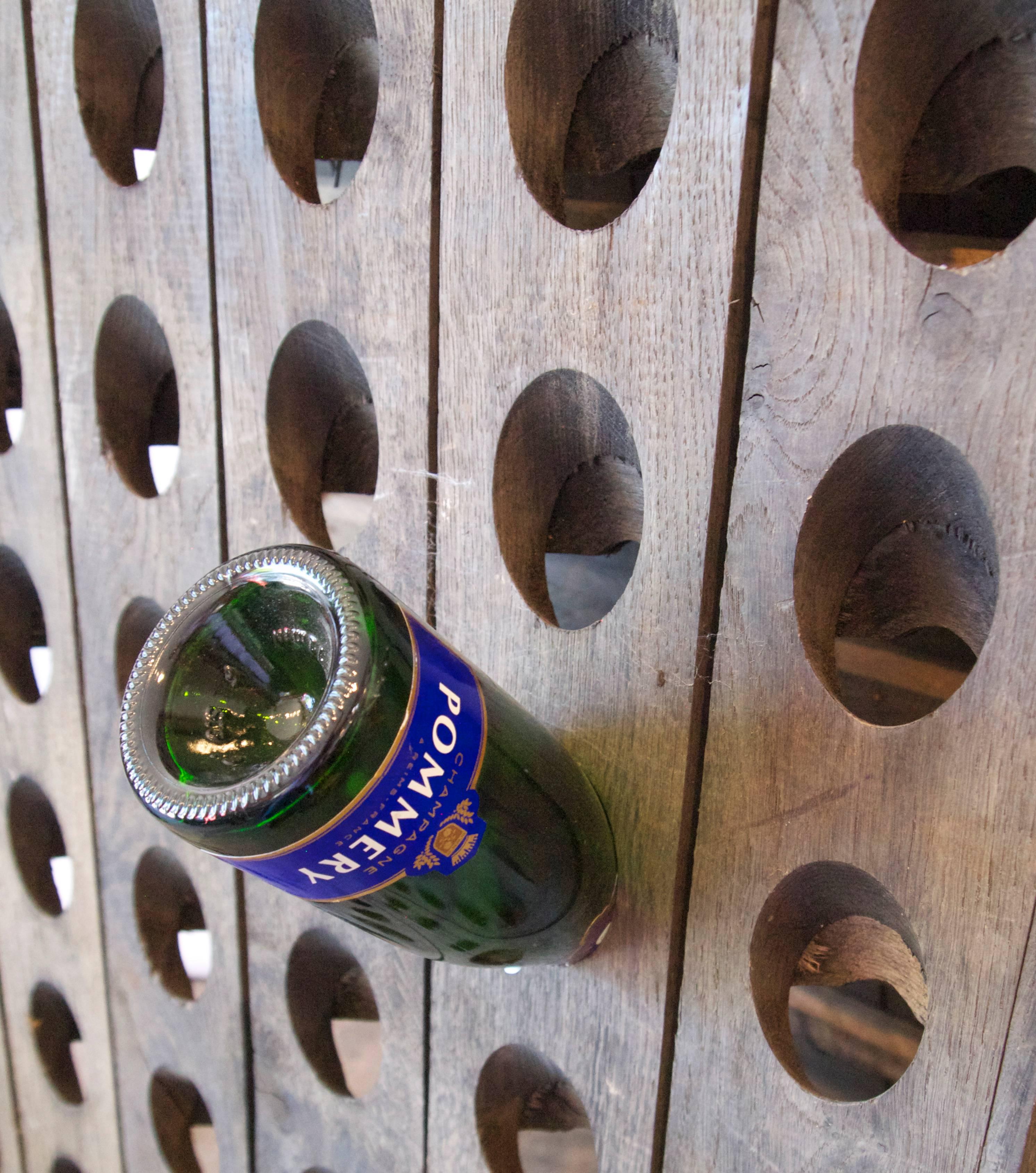 French Champagne Oak Riddling Rack In Good Condition In San Francisco, CA