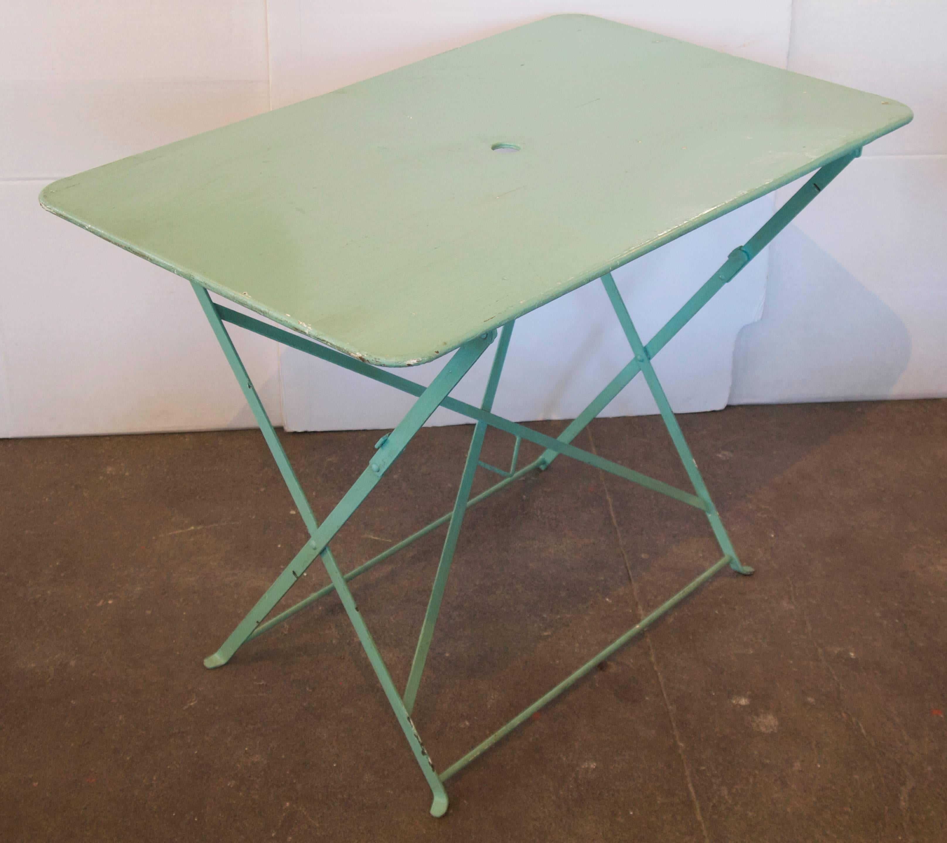 Painted French Folding Garden Table