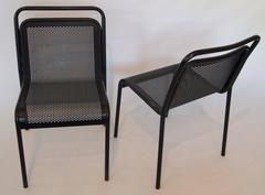 Set of 5 Mid-Century Metal Garden Chairs
