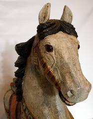 Carved and Painted Wood Carousel Horse