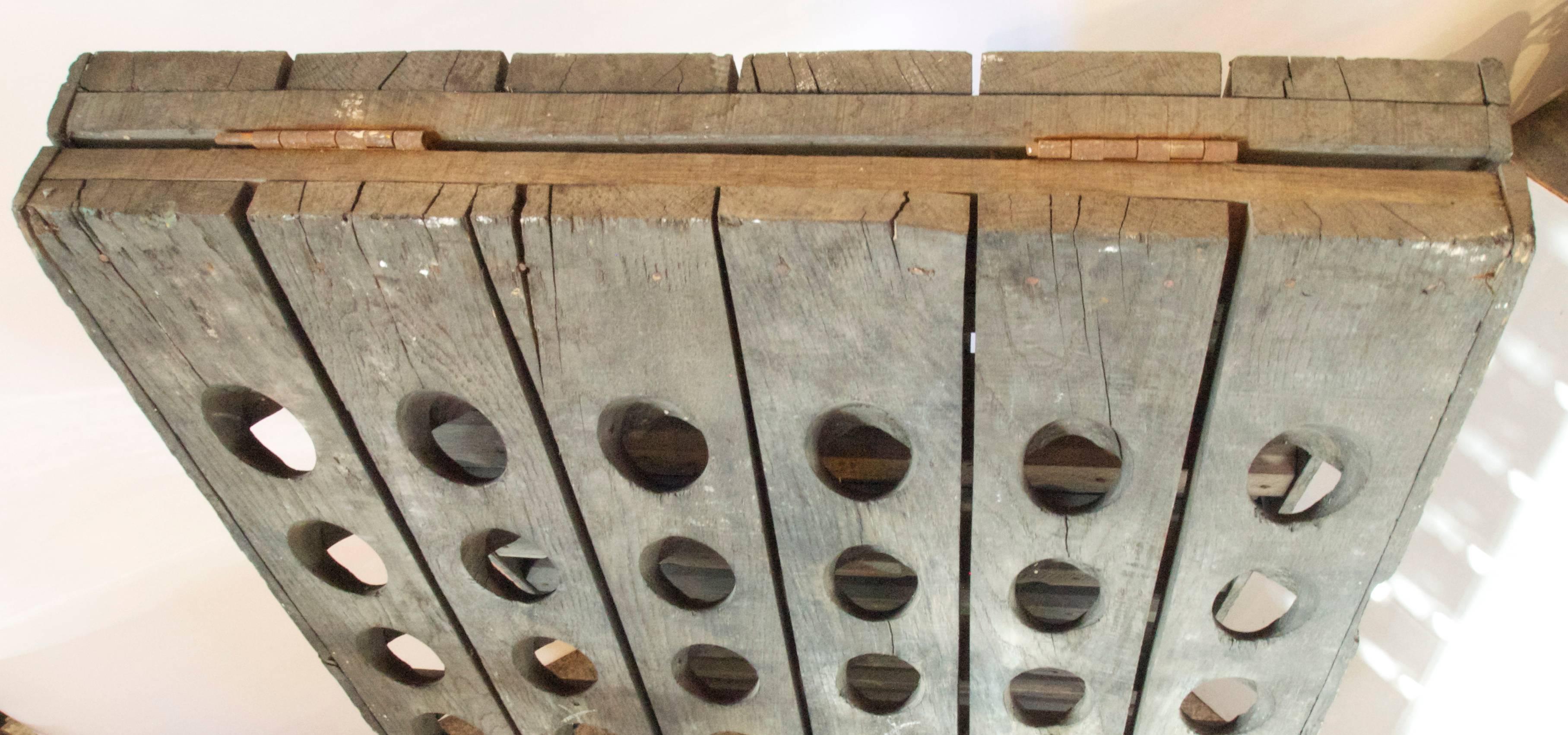 French Oak Champagne Riddling Rack 1