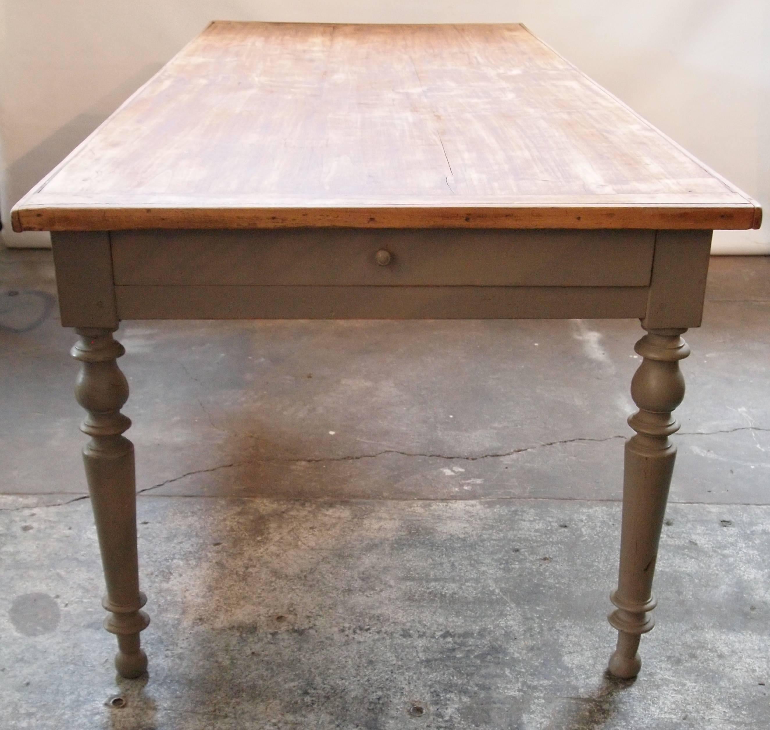 French Farm Table In Good Condition In San Francisco, CA